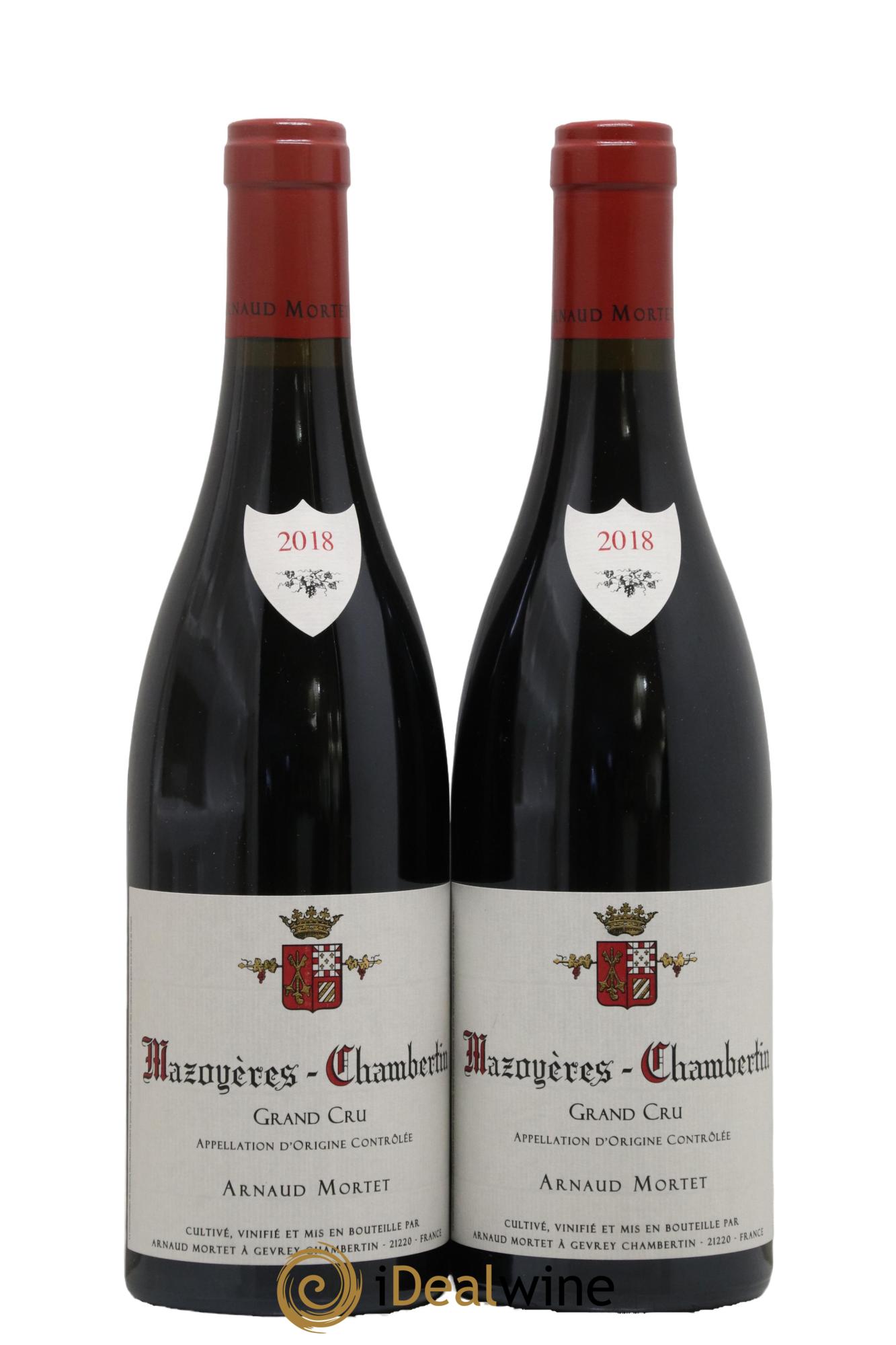Mazoyères-Chambertin Grand Cru Arnaud Mortet 2018 - Lot de 2 bouteilles - 0