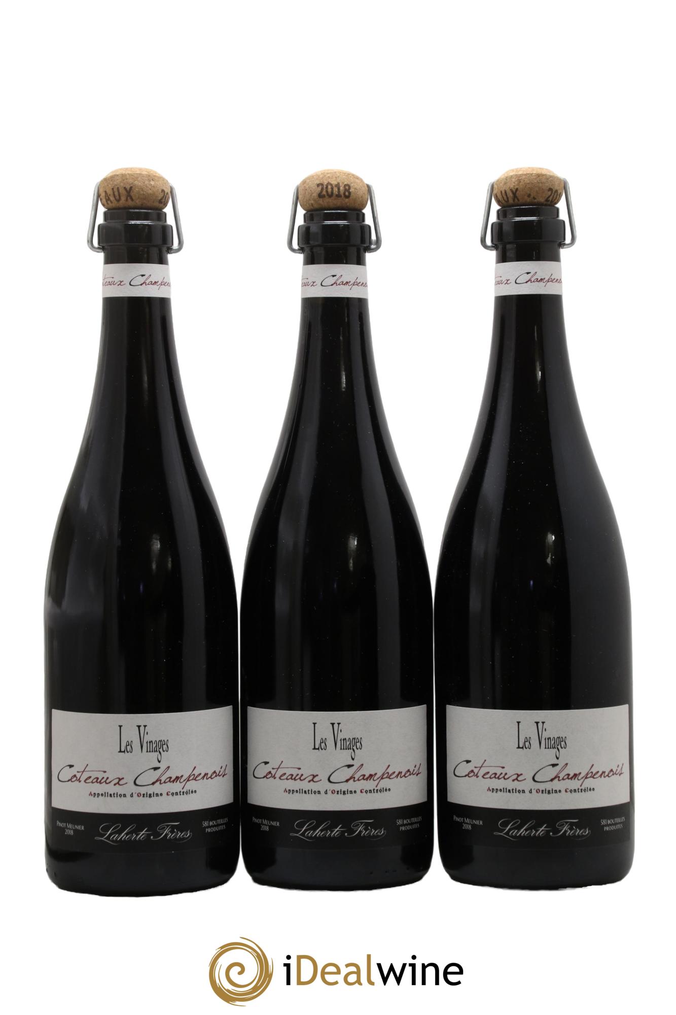 Coteaux Champenois Les Vinages Laherte 2018 - Lot de 3 bouteilles - 0