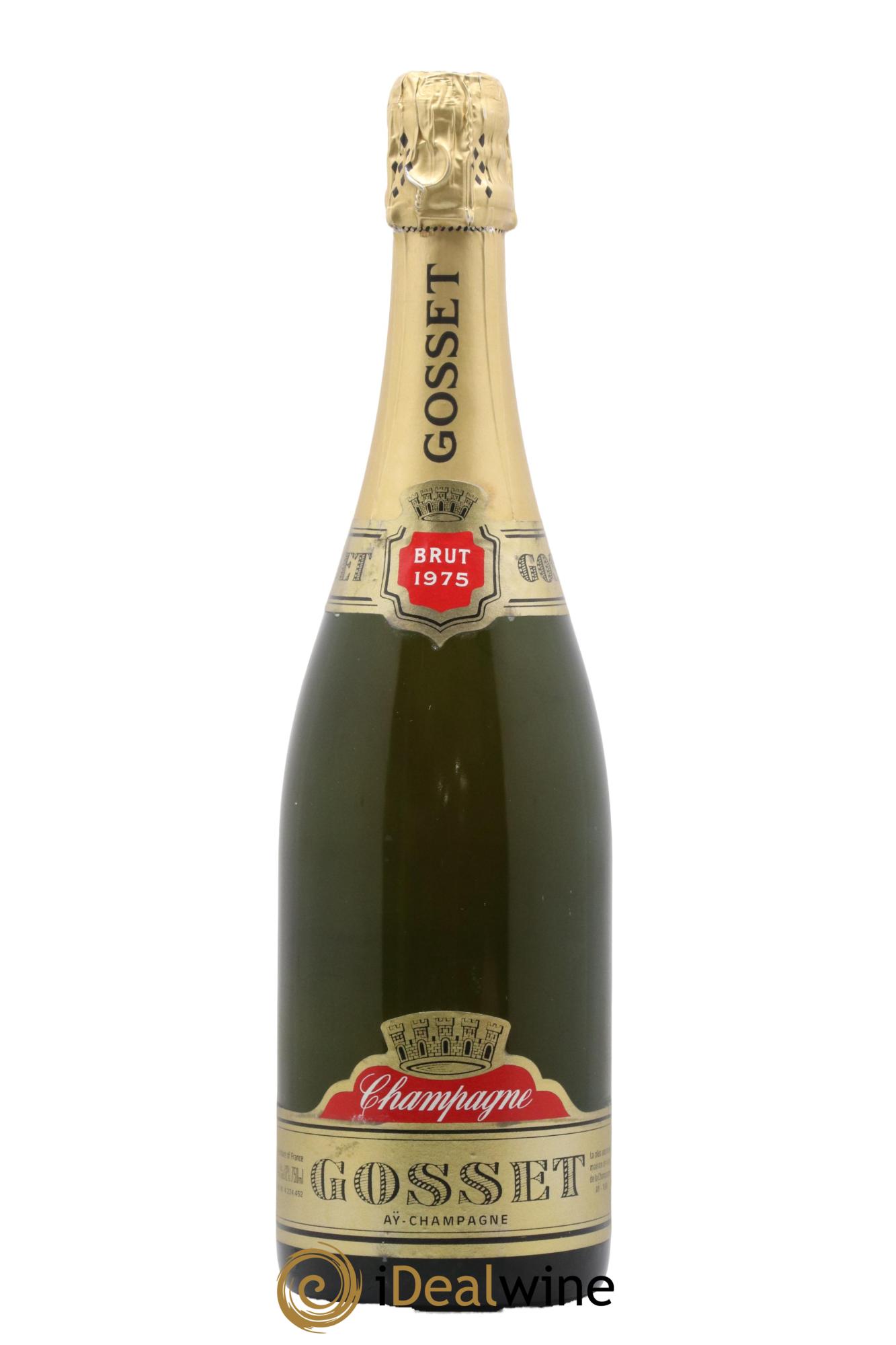 Champagne Gosset 1975 - Lot de 1 bouteille - 0