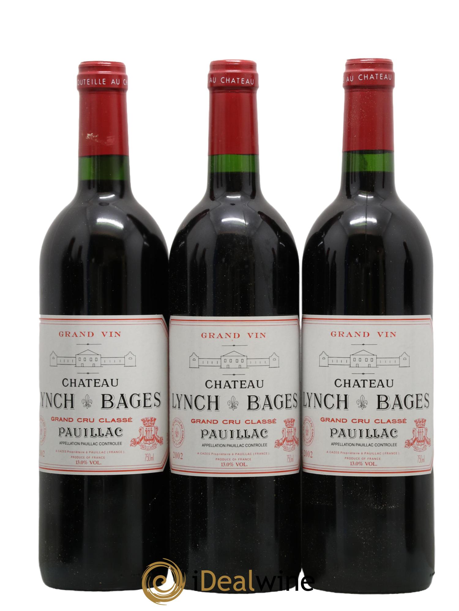Château Lynch Bages 5ème Grand Cru Classé  2002 - Posten von 12 Flaschen - 3