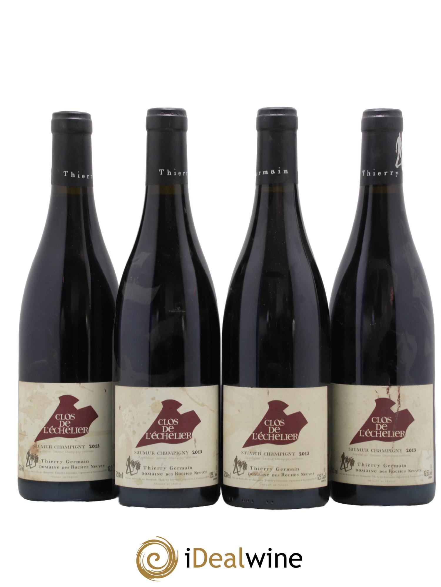 Saumur-Champigny Clos de l'Echelier Domaine des Roches Neuves - Thierry Germain 2013 - Lot de 4 bouteilles - 0