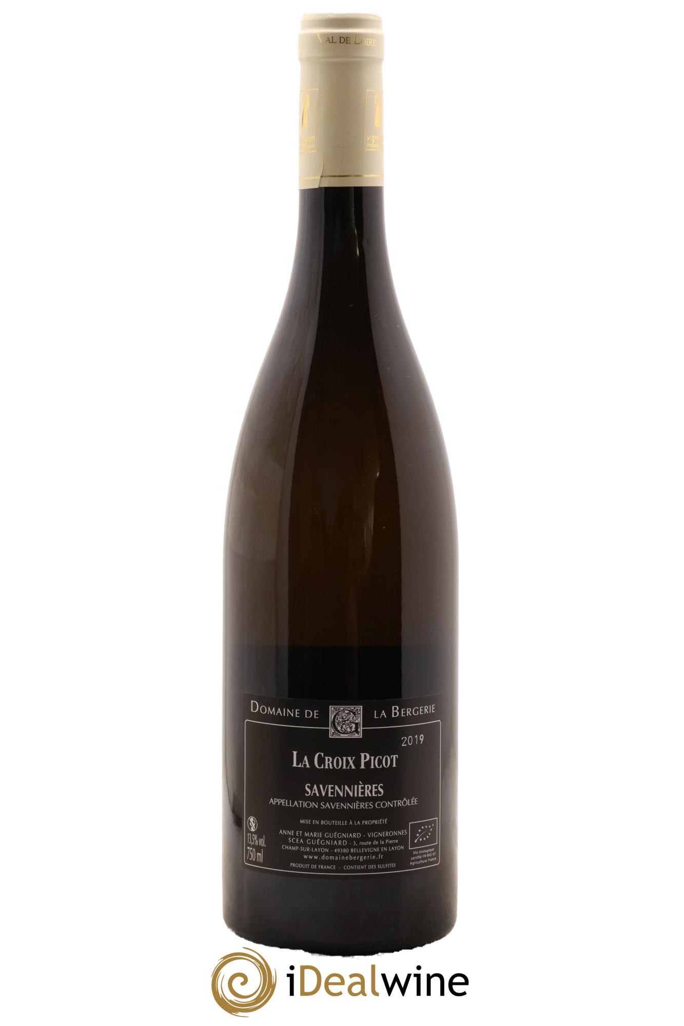 Savennières La Croix Picot Domaine De La Bergerie 2019 - Lotto di 1 bottiglia - 1