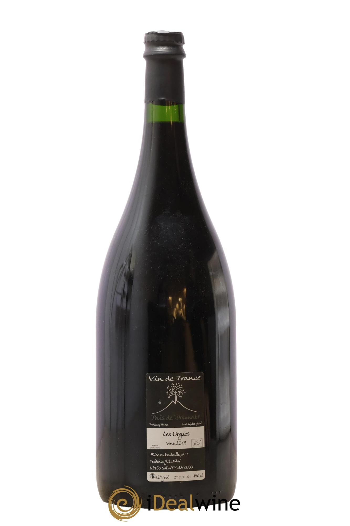 Vin de France Les Orgues Vignoble de l'Arbre Blanc  2019 - Lot de 1 magnum - 1