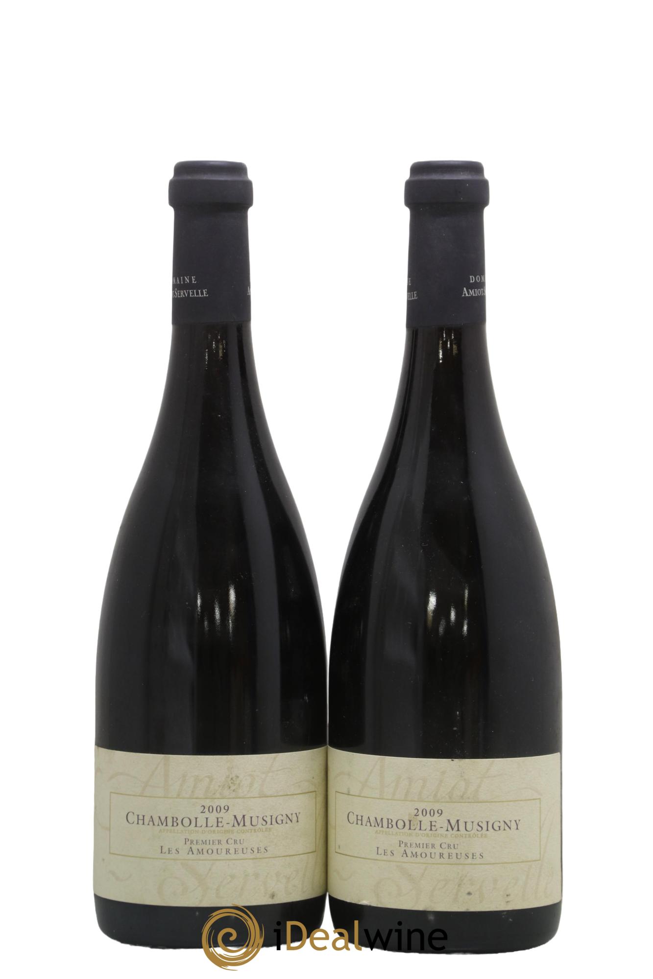 Chambolle-Musigny 1er Cru Les Amoureuses Amiot-Servelle 2009 - Lot de 2 bouteilles - 0