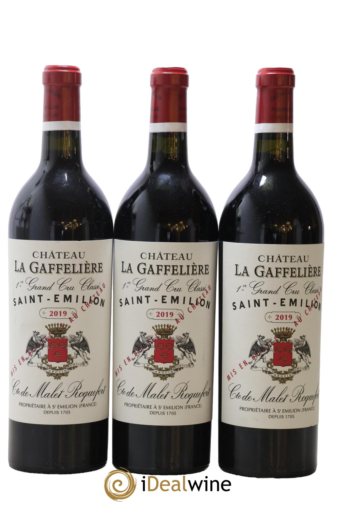 Château la Gaffelière 1er Grand Cru Classé B 2019 - Lot of 3 bottles - 0