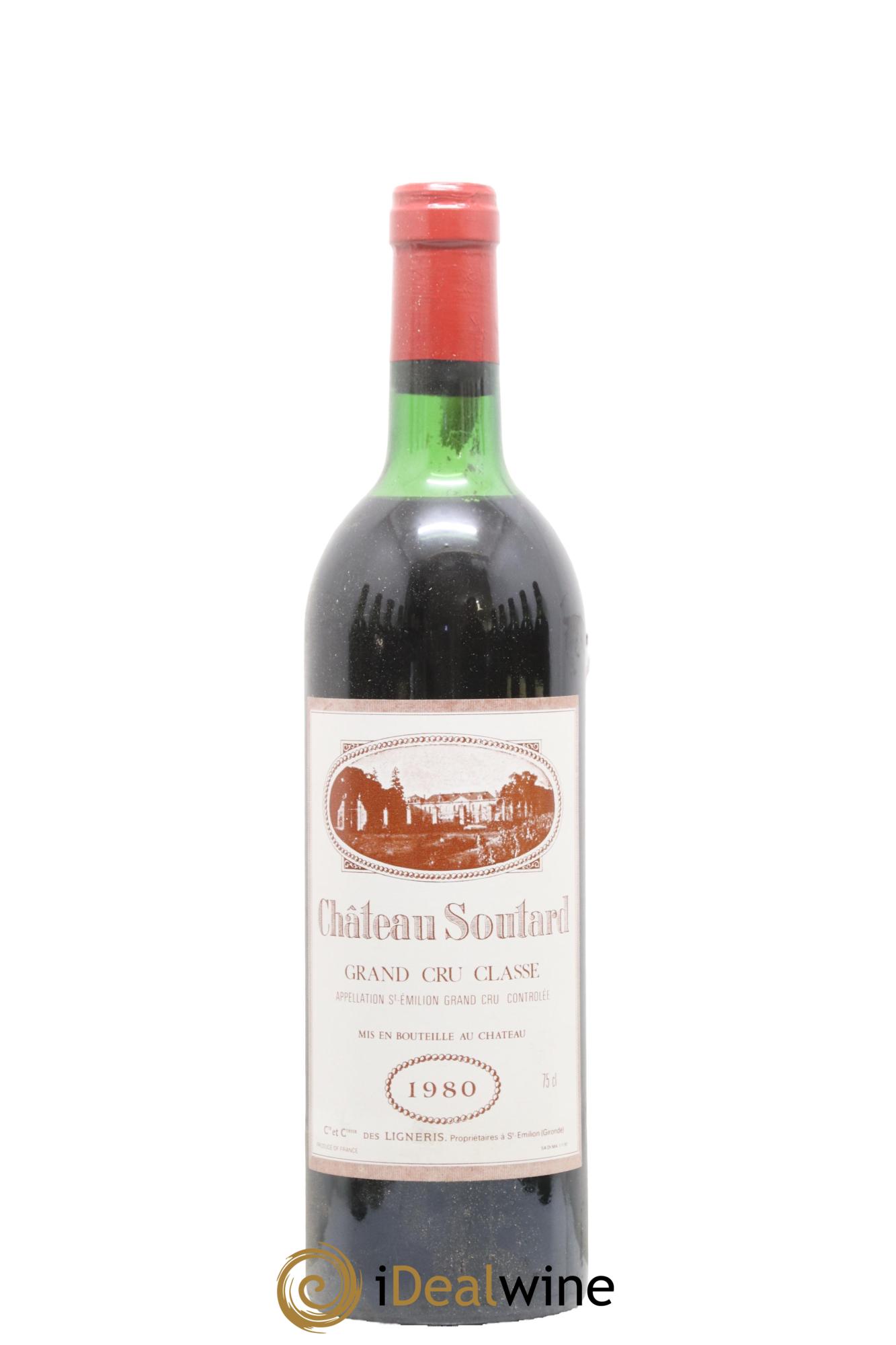 Château Soutard Grand Cru Classé 1980 - Lot de 1 bouteille - 0