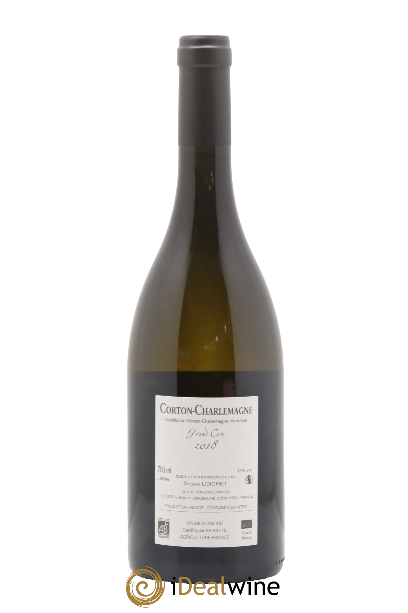 Corton-Charlemagne Grand Cru Sylvain Loichet 2018 - Lot of 1 bottle - 1