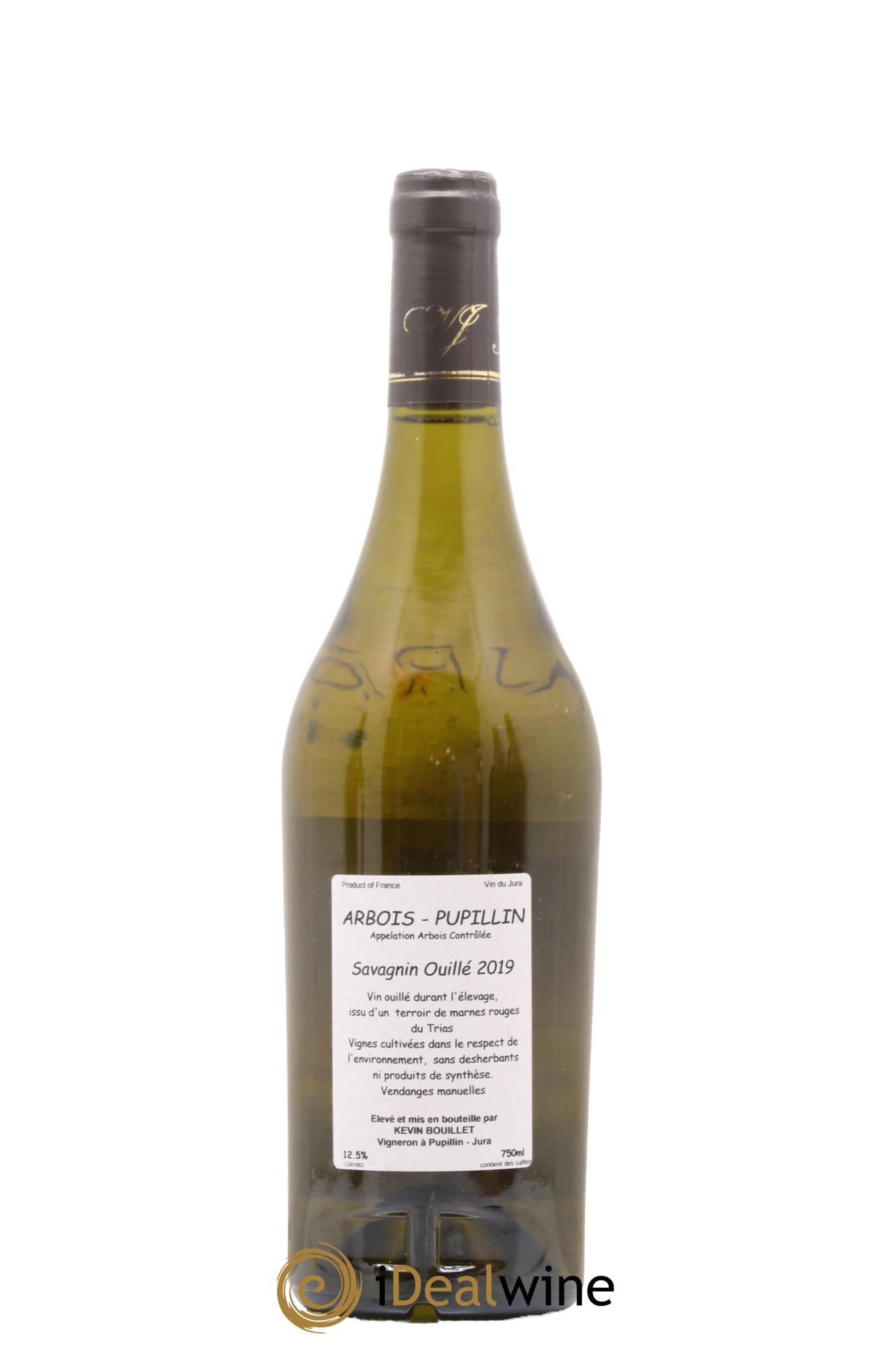 Arbois Pupillin Savagnin Ouillé Domaine Kévin Bouillet 2019 - Lot de 1 bouteille - 1