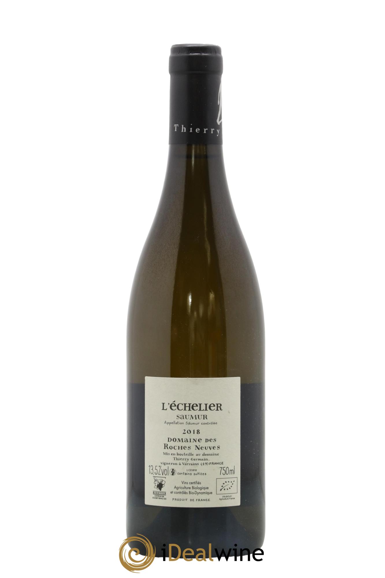 Saumur l'Echelier Domaine des Roches Neuves - Thierry Germain 2018 - Lotto di 1 bottiglia - 1