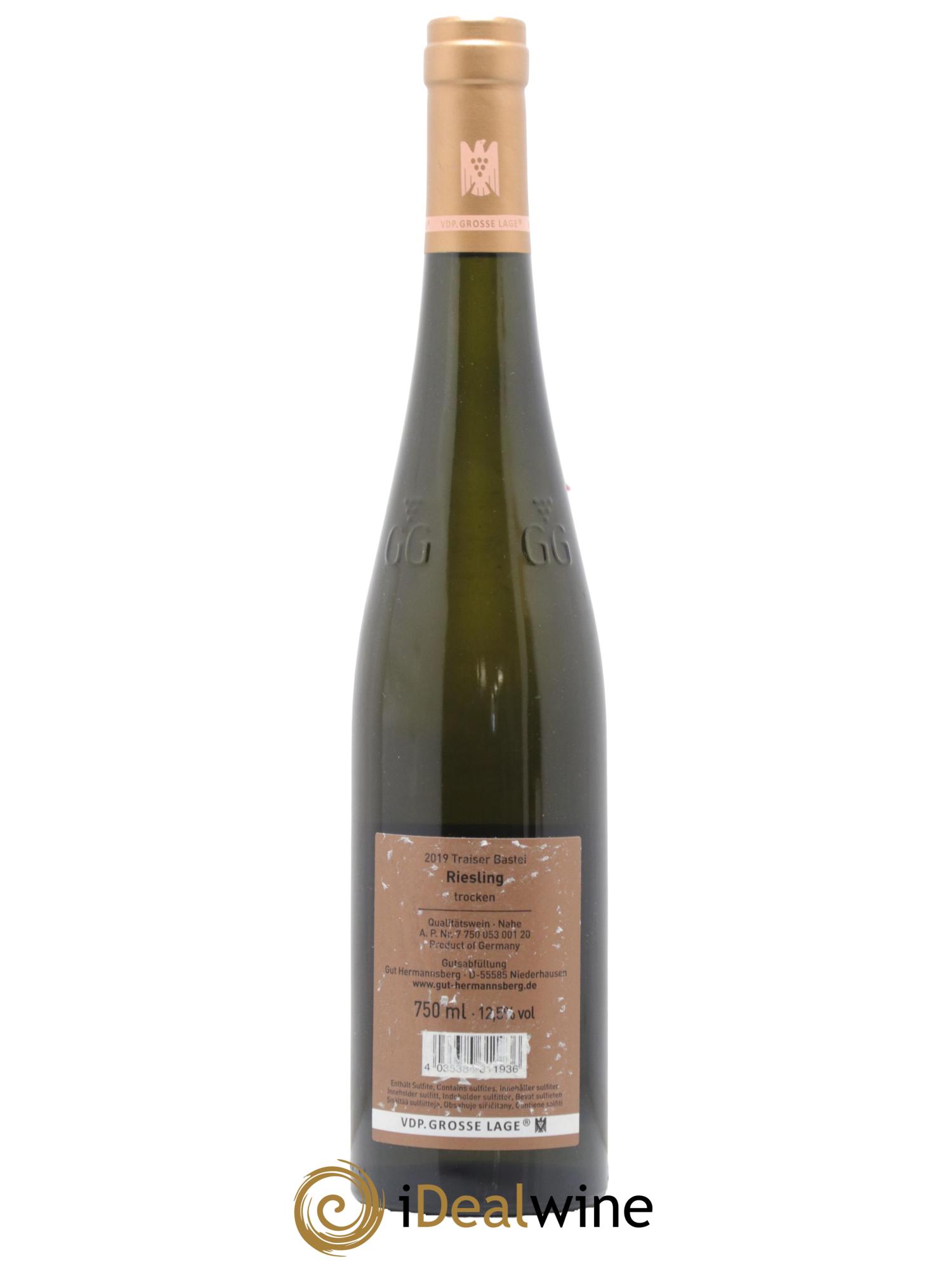 Allemagne Nahe GG Riesling Bastei Gut Hermannsberg 2019 - Lot de 1 bouteille - 1
