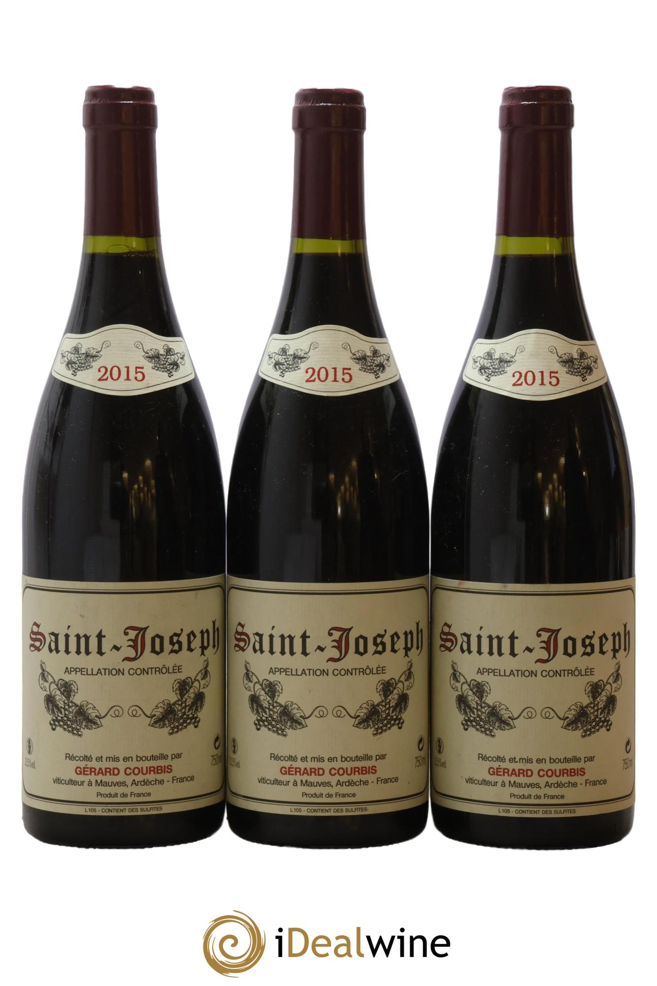 Saint-Joseph Gérard Courbis 2015 - Posten von 3 Flaschen - 0