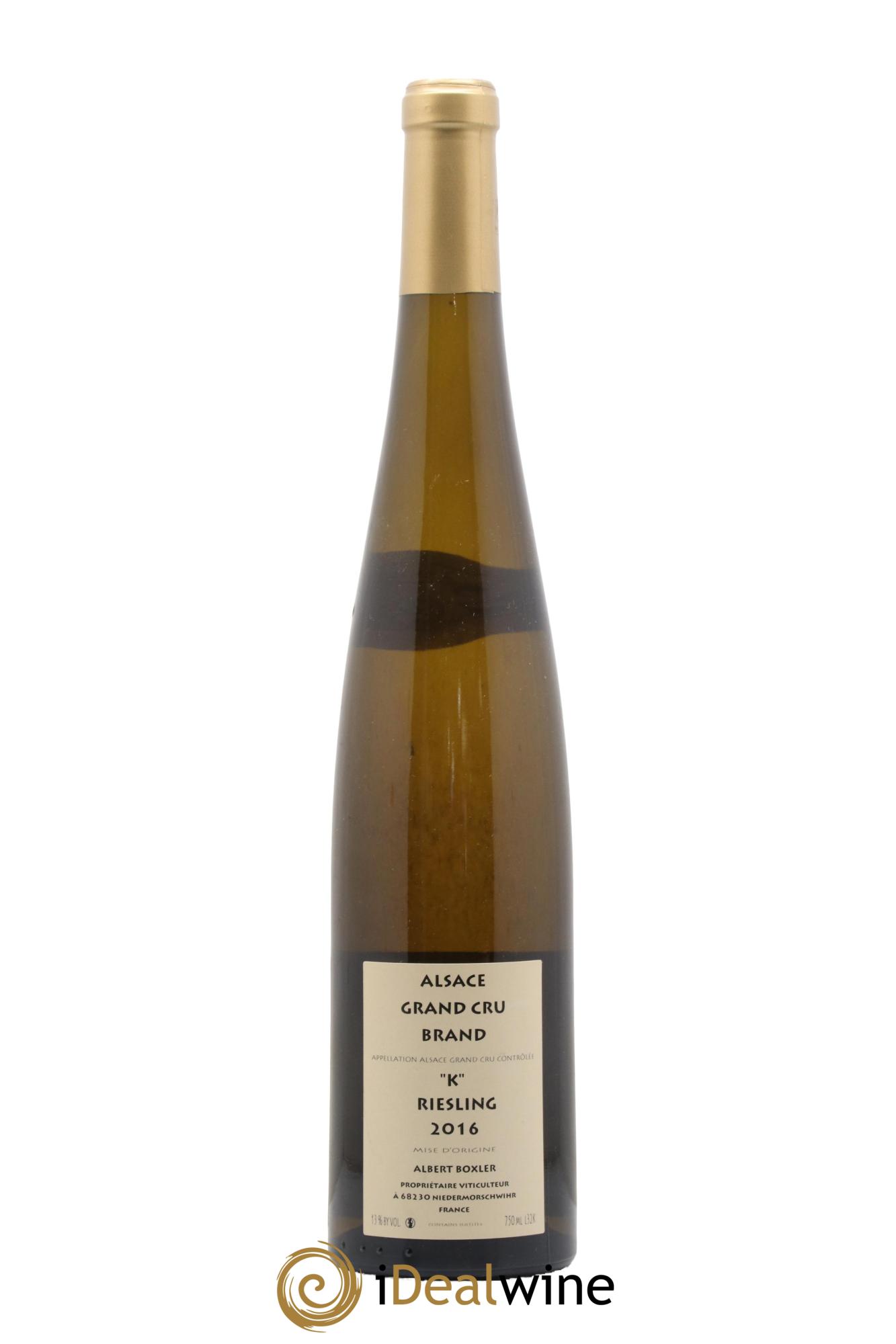 Alsace Riesling Grand Cru Brand K Albert Boxler 2016 - Posten von 1 Flasche - 1