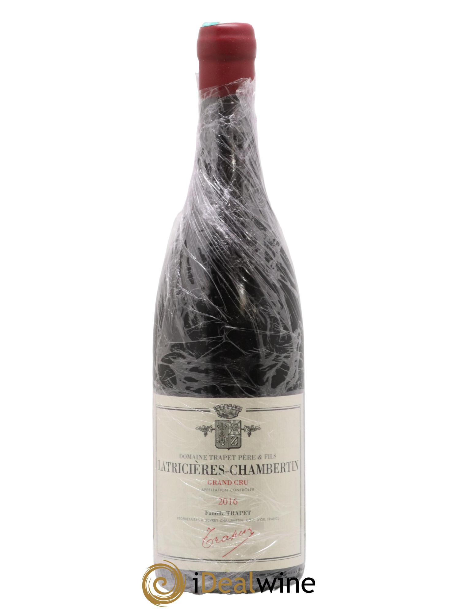 Latricières-Chambertin Grand Cru Domaine Trapet 2016 - Lot de 1 bouteille - 0