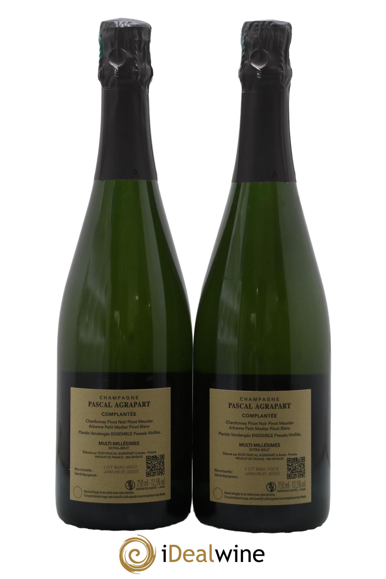 Complantée Extra-Brut Agrapart & Fils - Posten von 2 Flaschen - 1