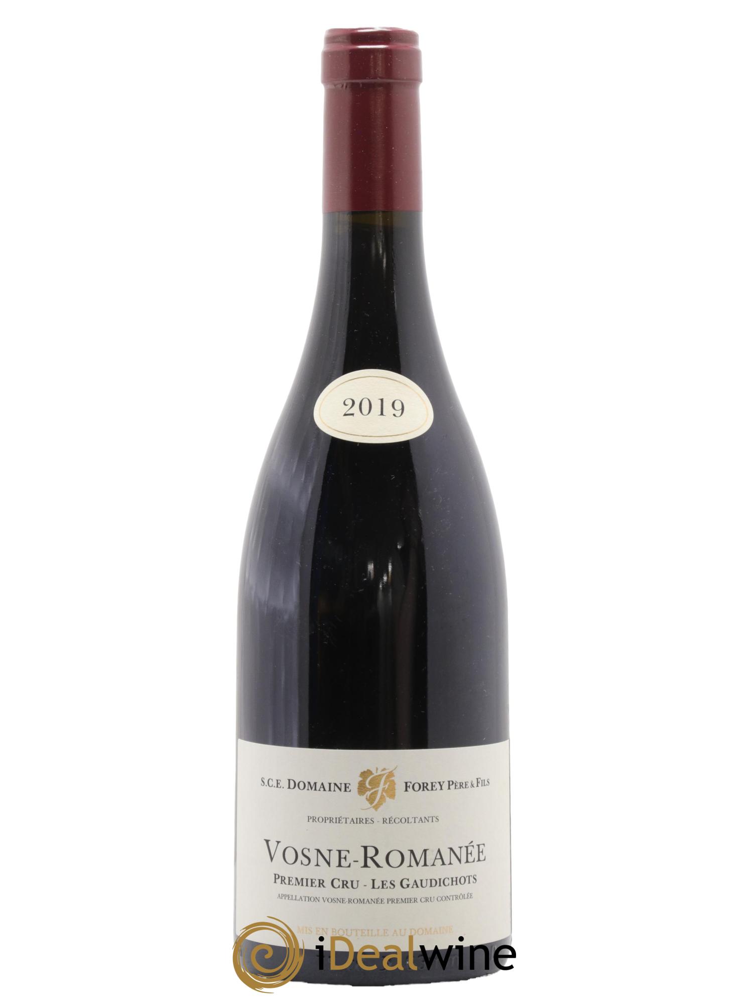 Vosne-Romanée 1er Cru Les Gaudichots Forey Père et Fils (Domaine) 2019 - Lot de 1 bouteille - 0