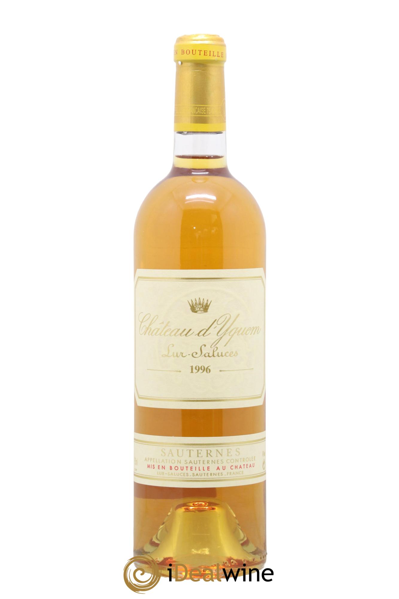 Château d' Yquem 1er Cru Classé Supérieur 1996 - Posten von 1 Flasche - 0