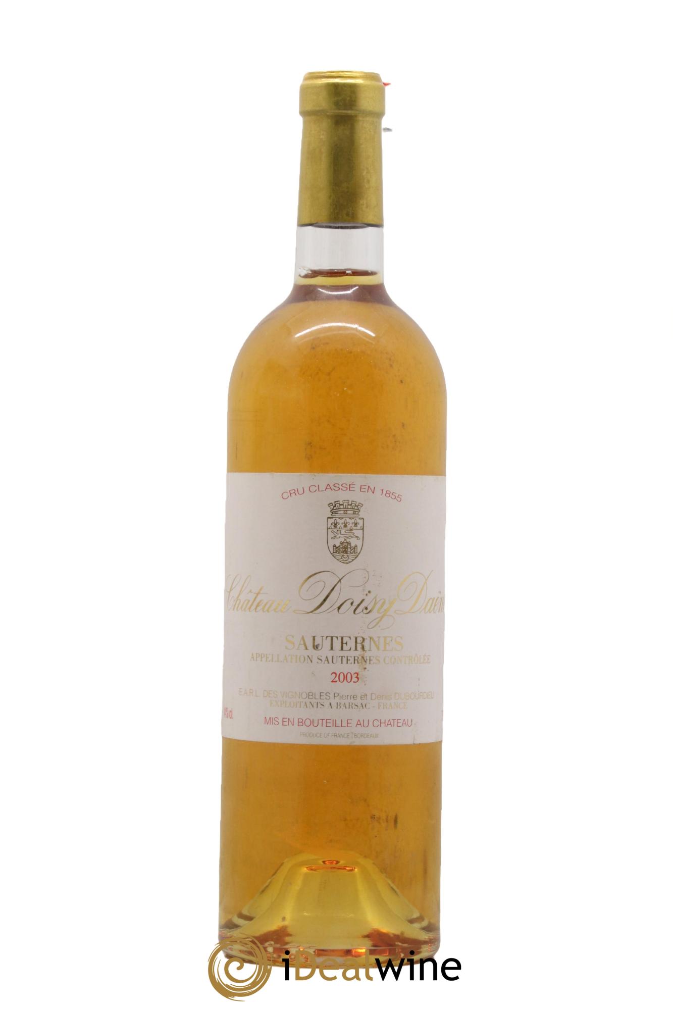 Château Doisy Daëne 2ème Grand Cru Classé 2003 - Lotto di 1 bottiglia - 0