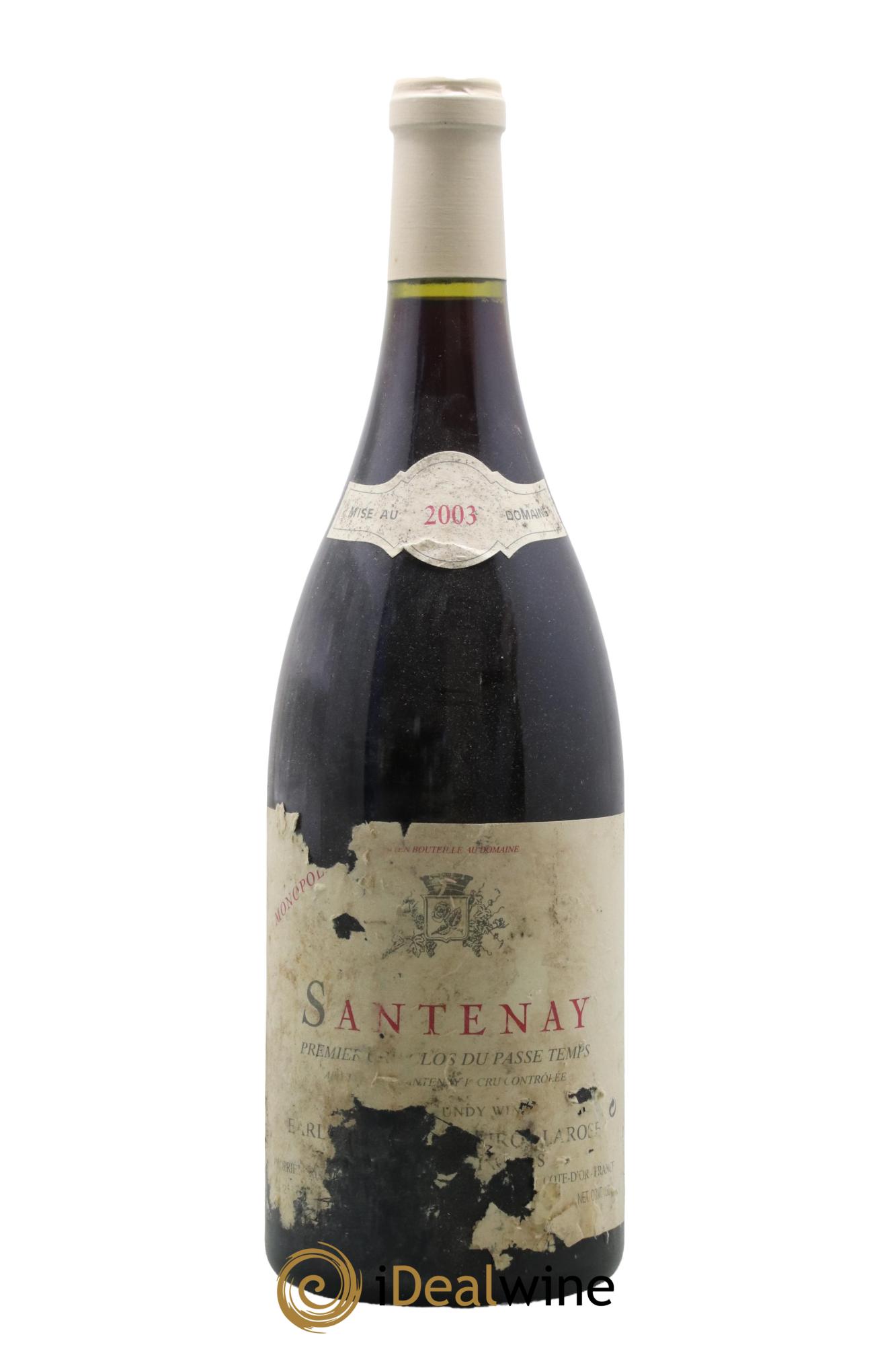 Santenay 1er Cru Clos du Passe Temps Fleurot-Larose 2003 - Lot de 1 magnum - 0