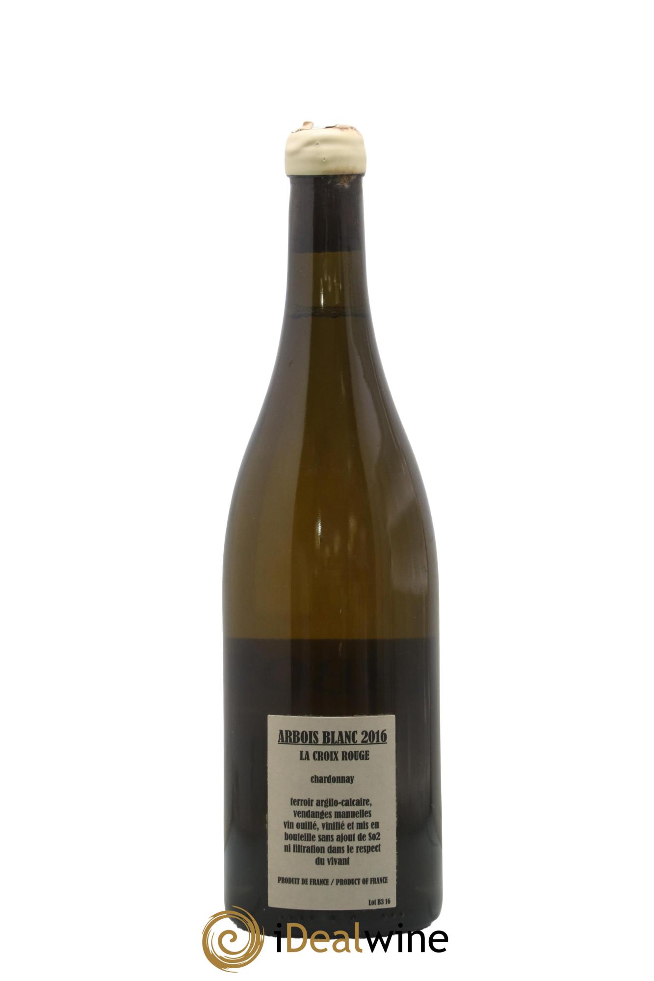 Arbois Chardonnay La Croix Rouge Adeline Houillon & Renaud Bruyère 2016 - Lot de 1 bouteille - 1
