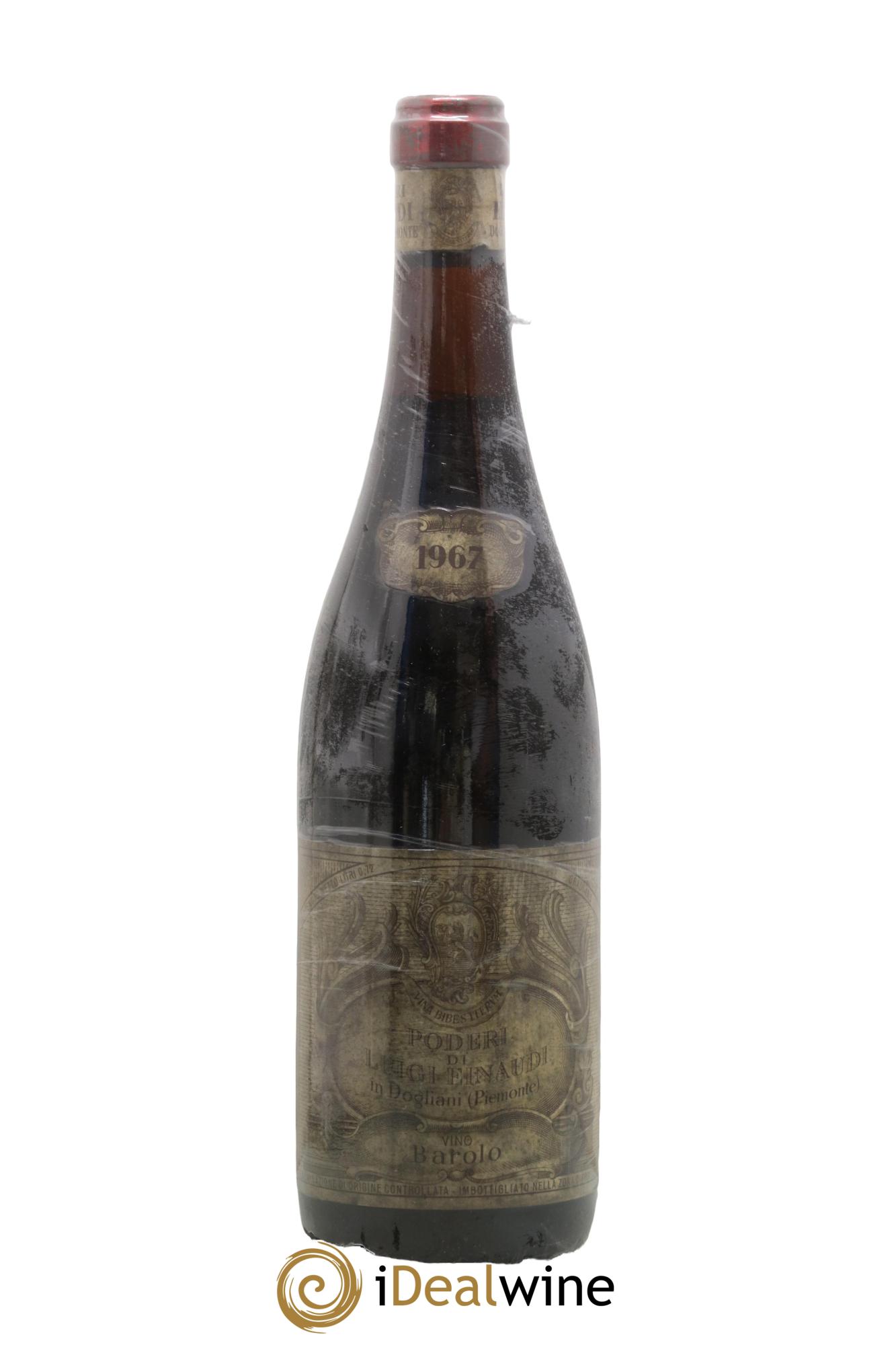 Barolo DOCG Poderi Luigi Einaudi 1967 - Lotto di 1 bottiglia - 0