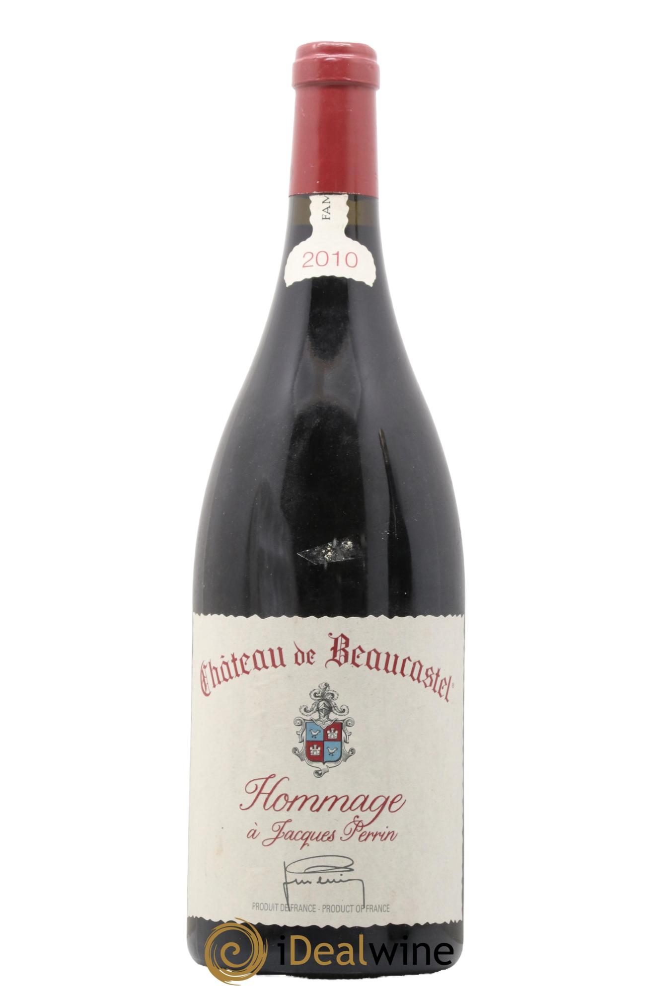 Châteauneuf-du-Pape Château de Beaucastel Hommage à Jacques Perrin Famille Perrin 2010 - Lot de 1 magnum - 0