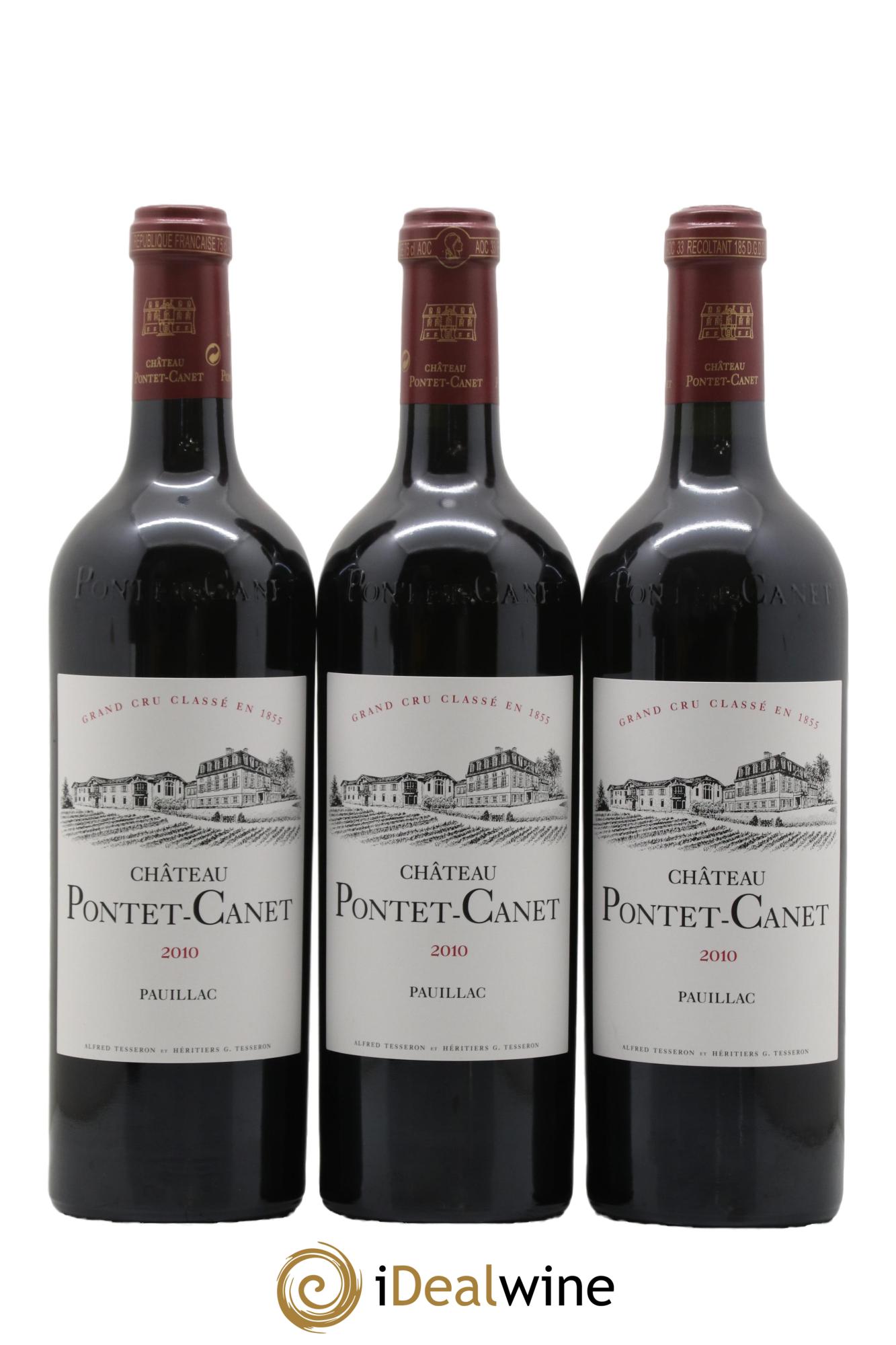 Château Pontet Canet 5ème Grand Cru Classé 2010 - Lot of 6 bottles - 3