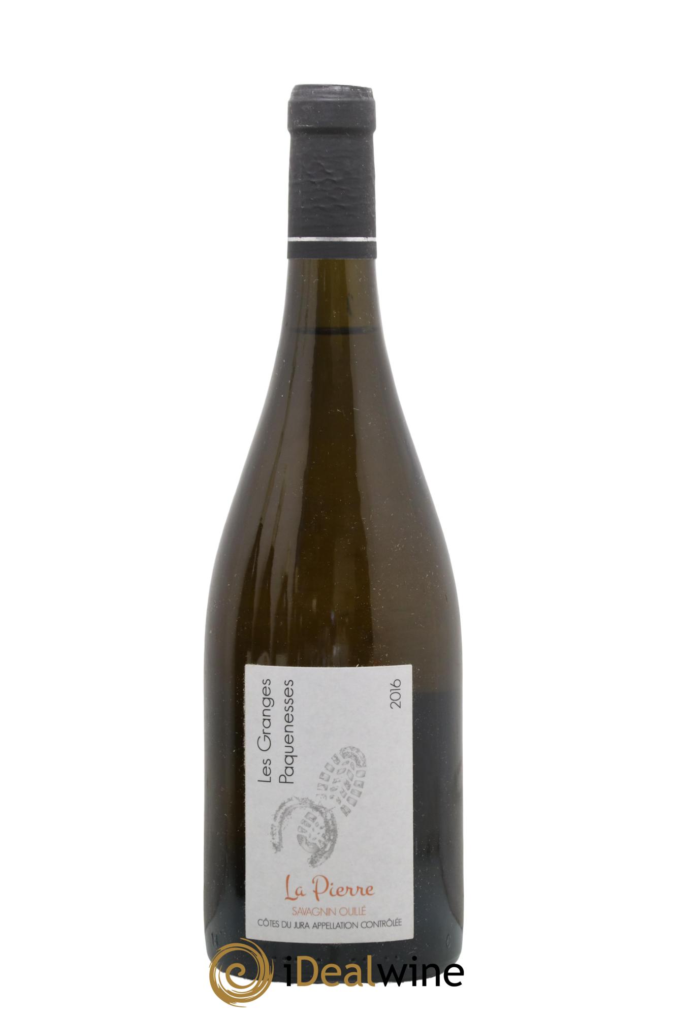 Côtes du Jura Savagnin La Pierre Les Granges Paquenesses 2016 - Lot de 1 bouteille - 0