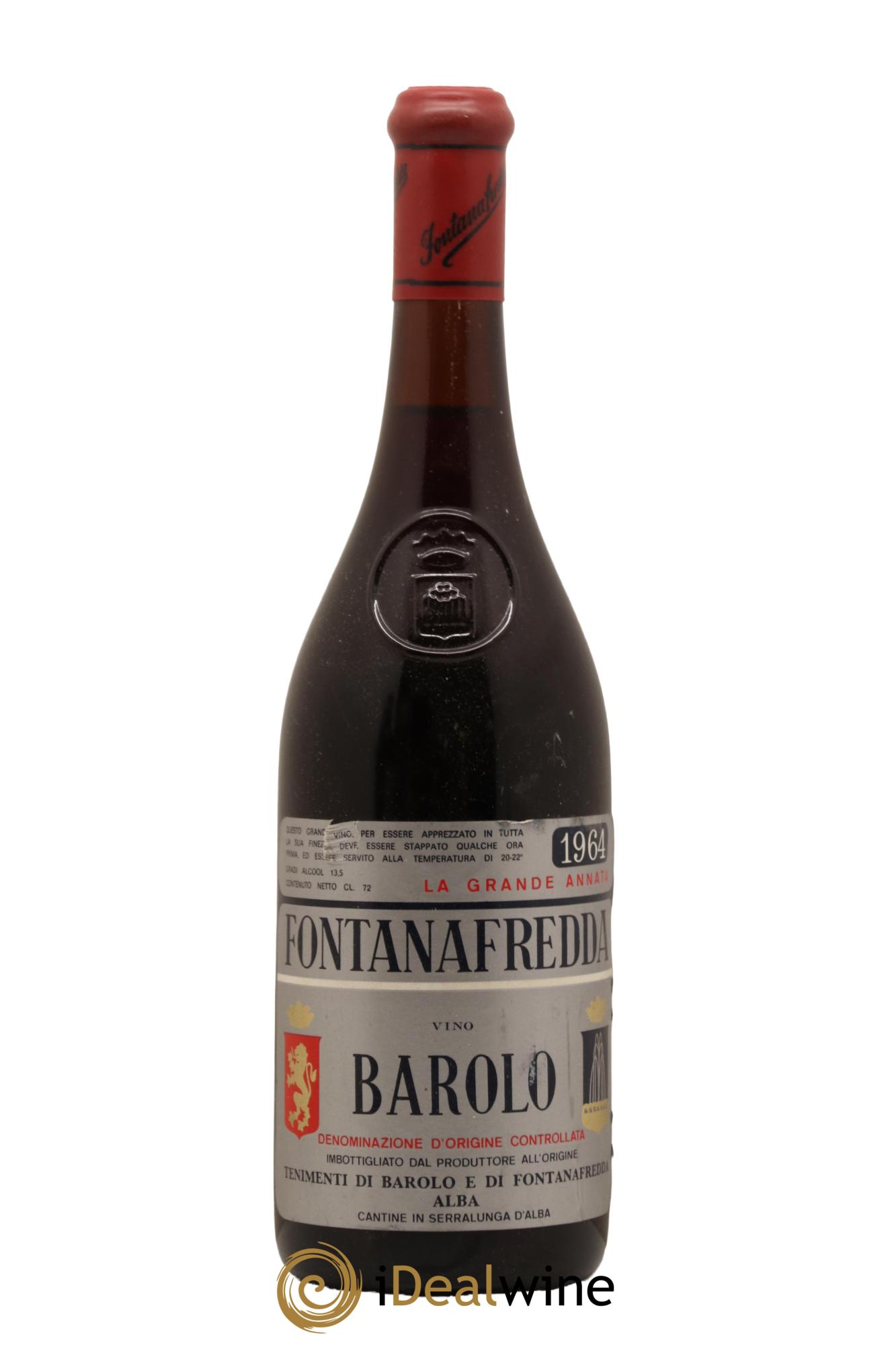 Barolo Fontanafredda 1964 - Lot de 1 bouteille - 0
