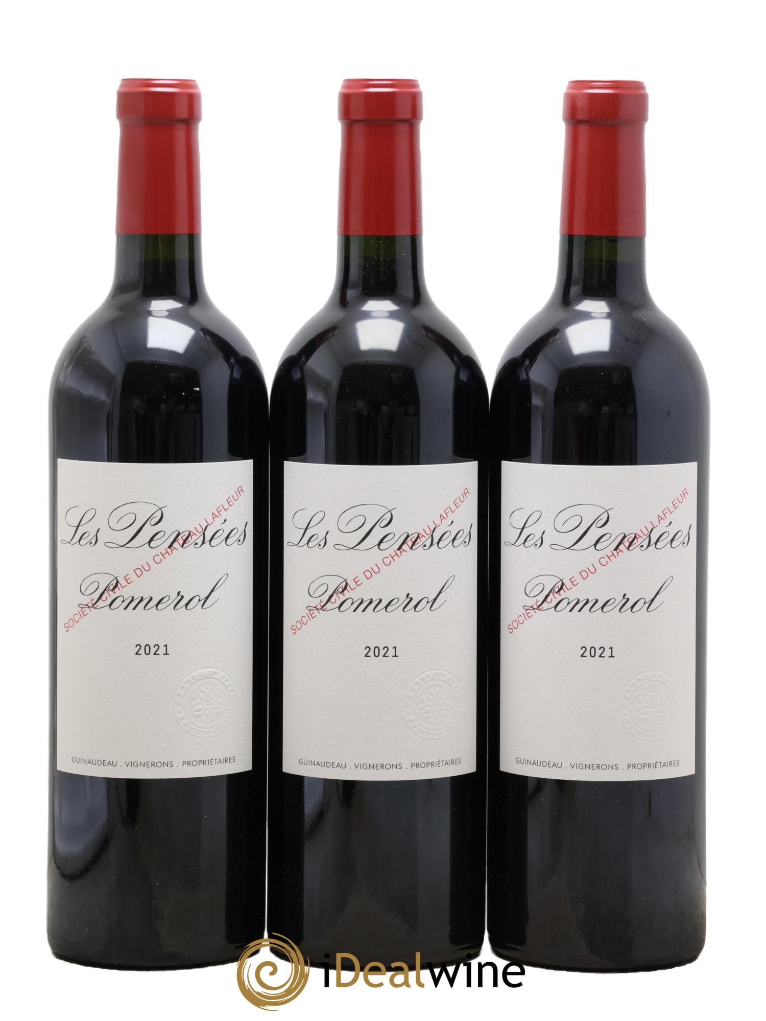 Pensées de Lafleur Second Vin 2021 - Lotto di 3 bottiglie - 0