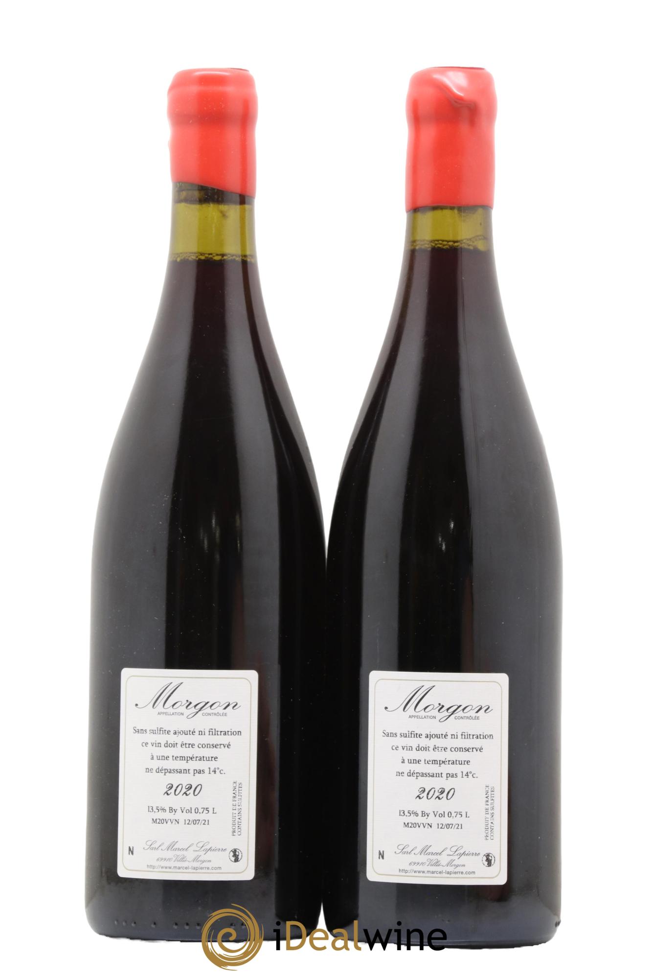 Morgon Marcel Lapierre (Domaine) 2020 - Lot de 2 bouteilles - 1