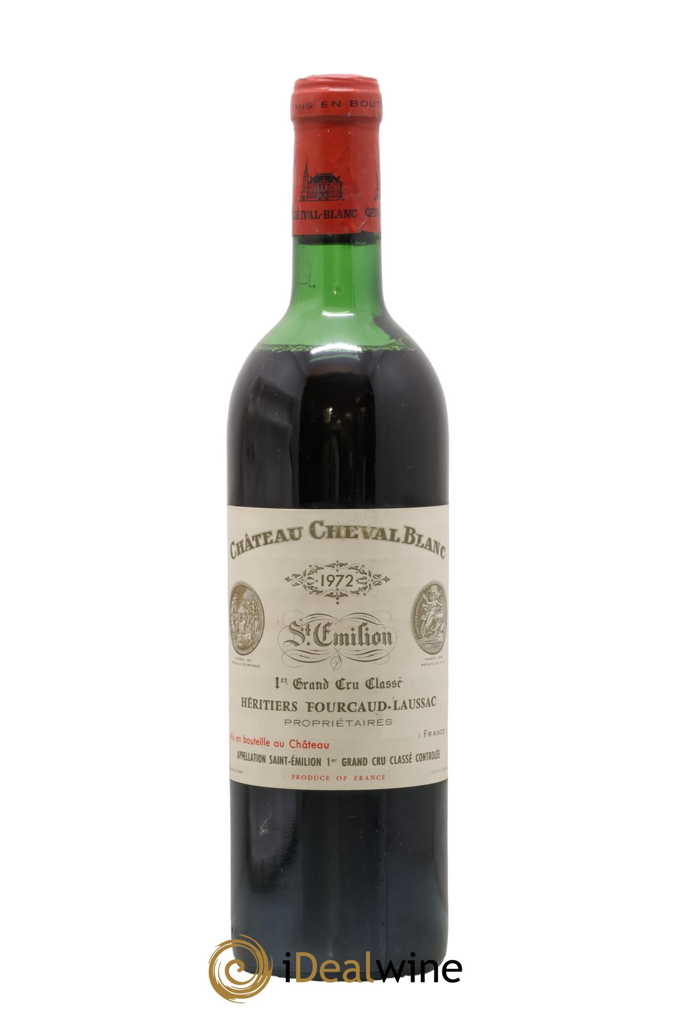 Château Cheval Blanc 1er Grand Cru Classé A 1972 - Lot de 1 bouteille - 0