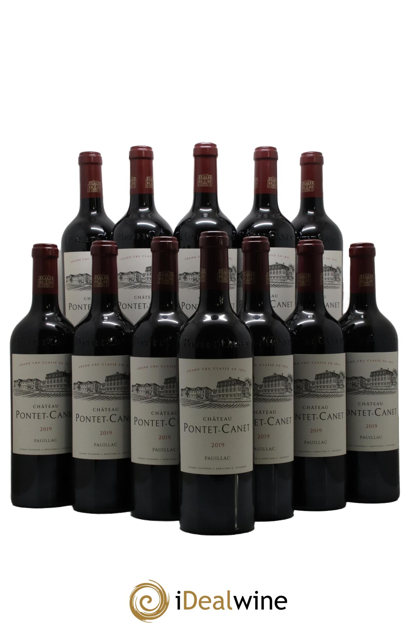 Château Pontet Canet 5ème Grand Cru Classé  2019 - Lot de 12 bouteilles - 0
