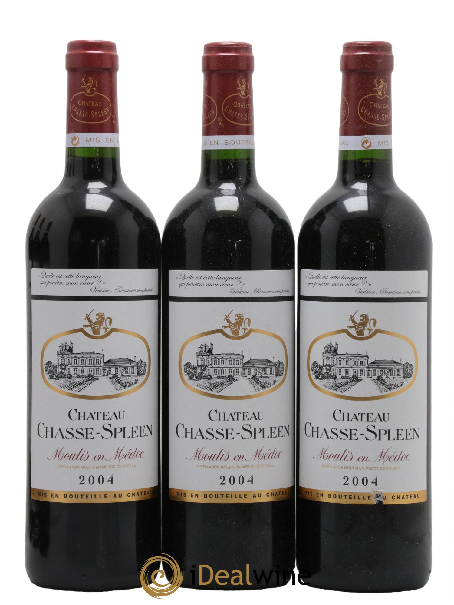 Château Chasse Spleen 2004 - Lot de 12 bouteilles - 2