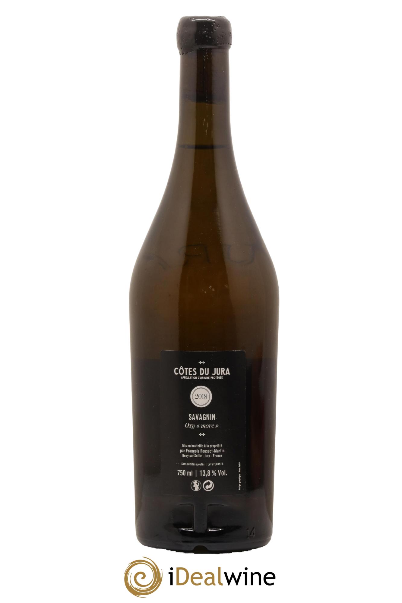 Côtes du Jura Oxy More Savagnin Voile N 4 Domaine Francois Rousset Martin 2018 - Lot de 1 bouteille - 1