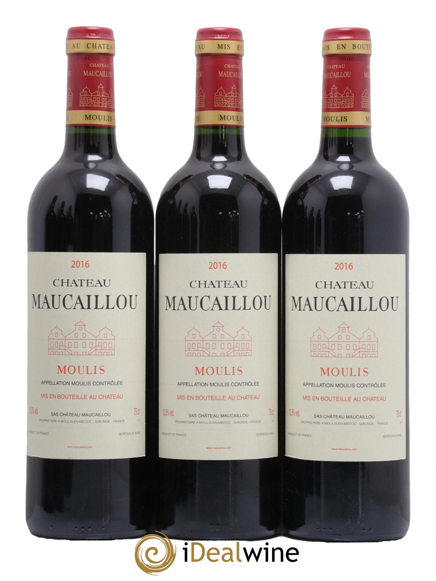 Château Maucaillou 2016 - Lot de 6 bouteilles - 1