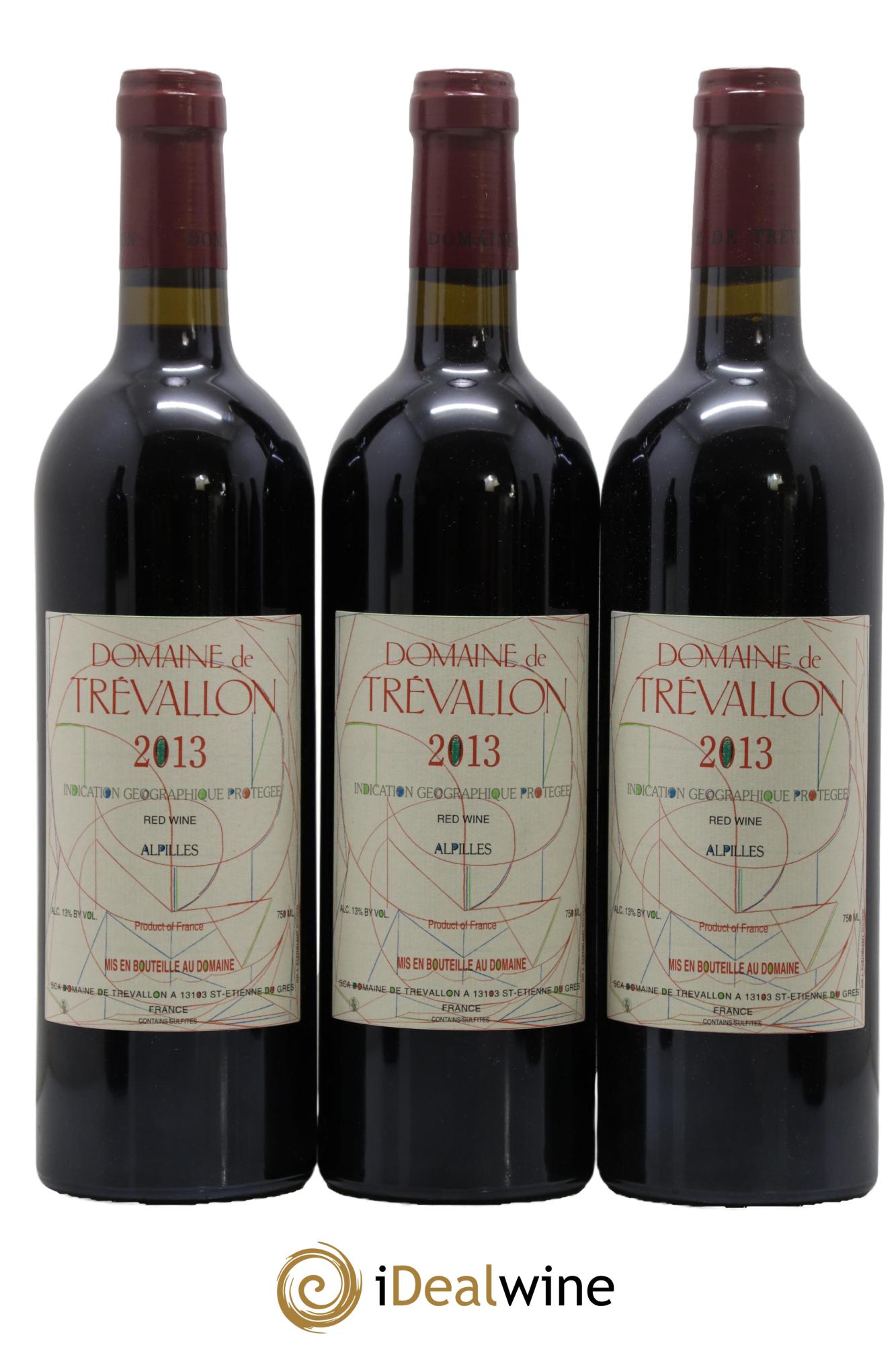 IGP Alpilles Trévallon (Domaine de) Eloi Dürrbach 2013 - Lotto di 3 bottiglie - 0