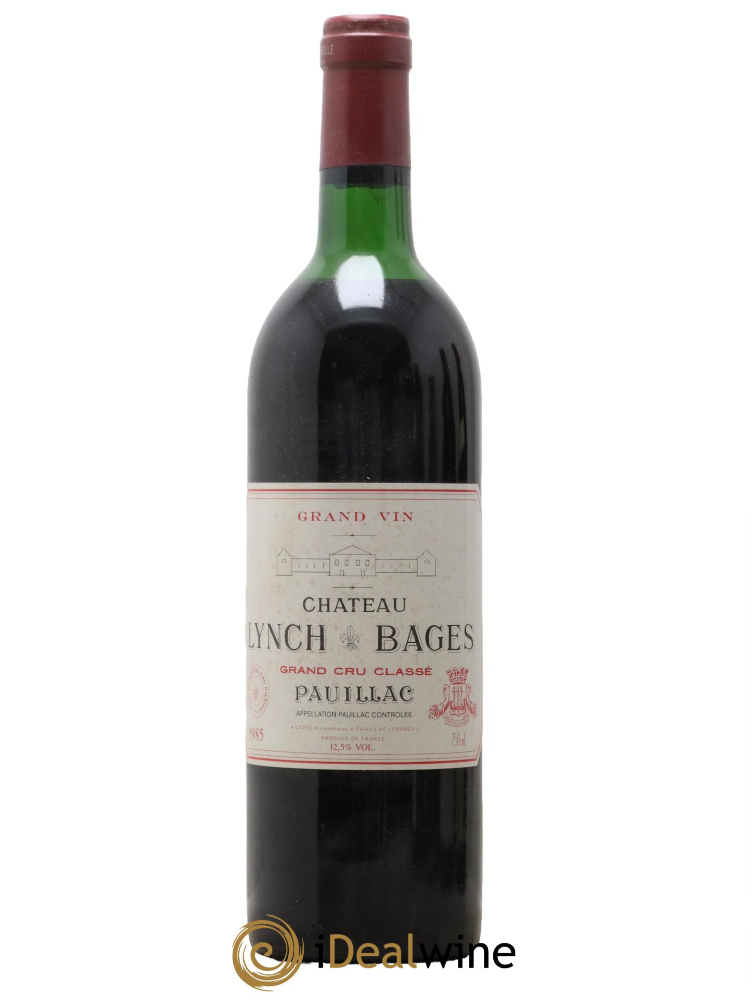 Château Lynch Bages 5ème Grand Cru Classé 1985 - Lot de 1 bouteille - 0