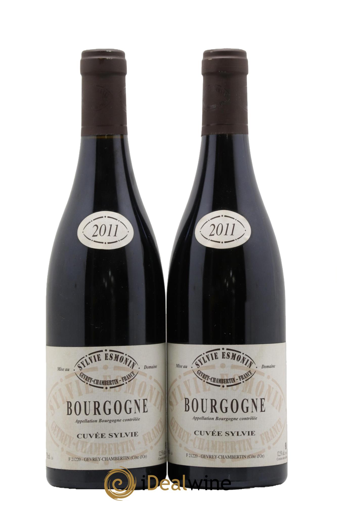 Bourgogne Cuvée Sylvie Sylvie Esmonin 2011 - Lot de 2 bouteilles - 0