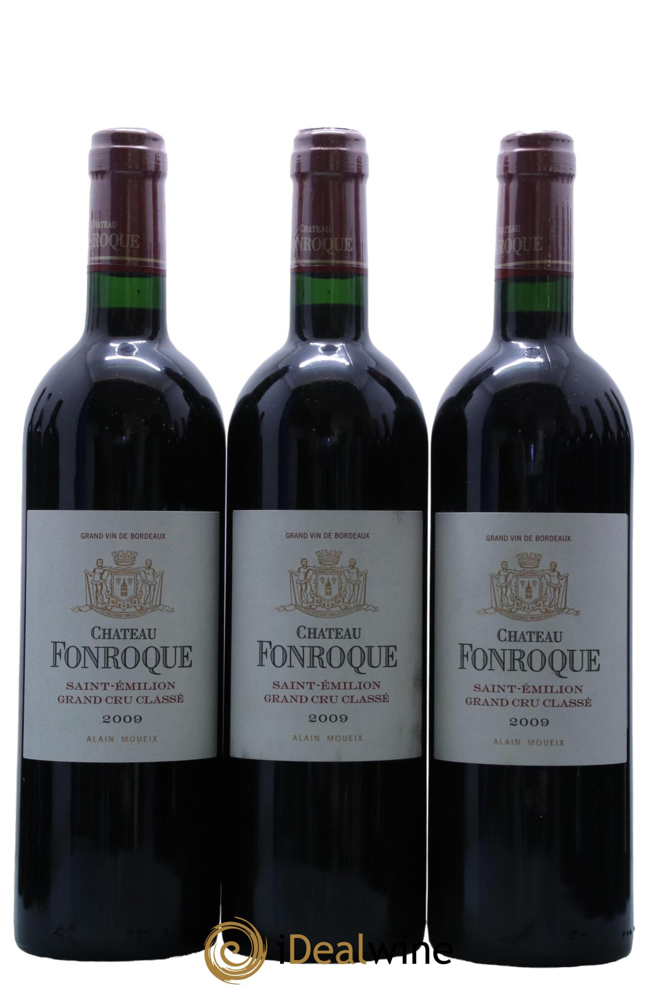 Château Fonroque Grand Cru Classé 2009 - Lot de 12 bouteilles - 1