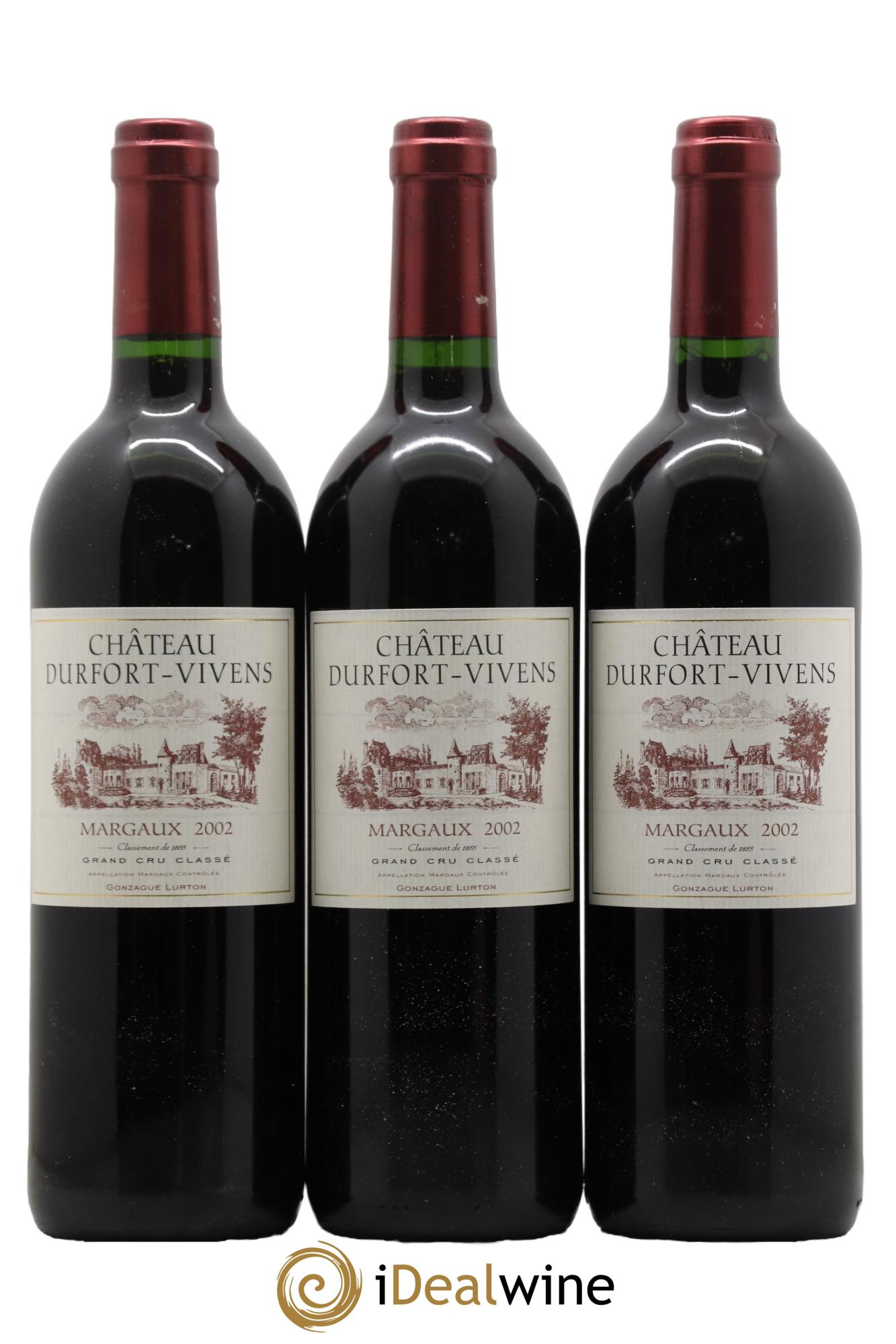 Château Durfort Vivens 2ème Grand Cru Classé 2002 - Lot de 12 bouteilles - 3