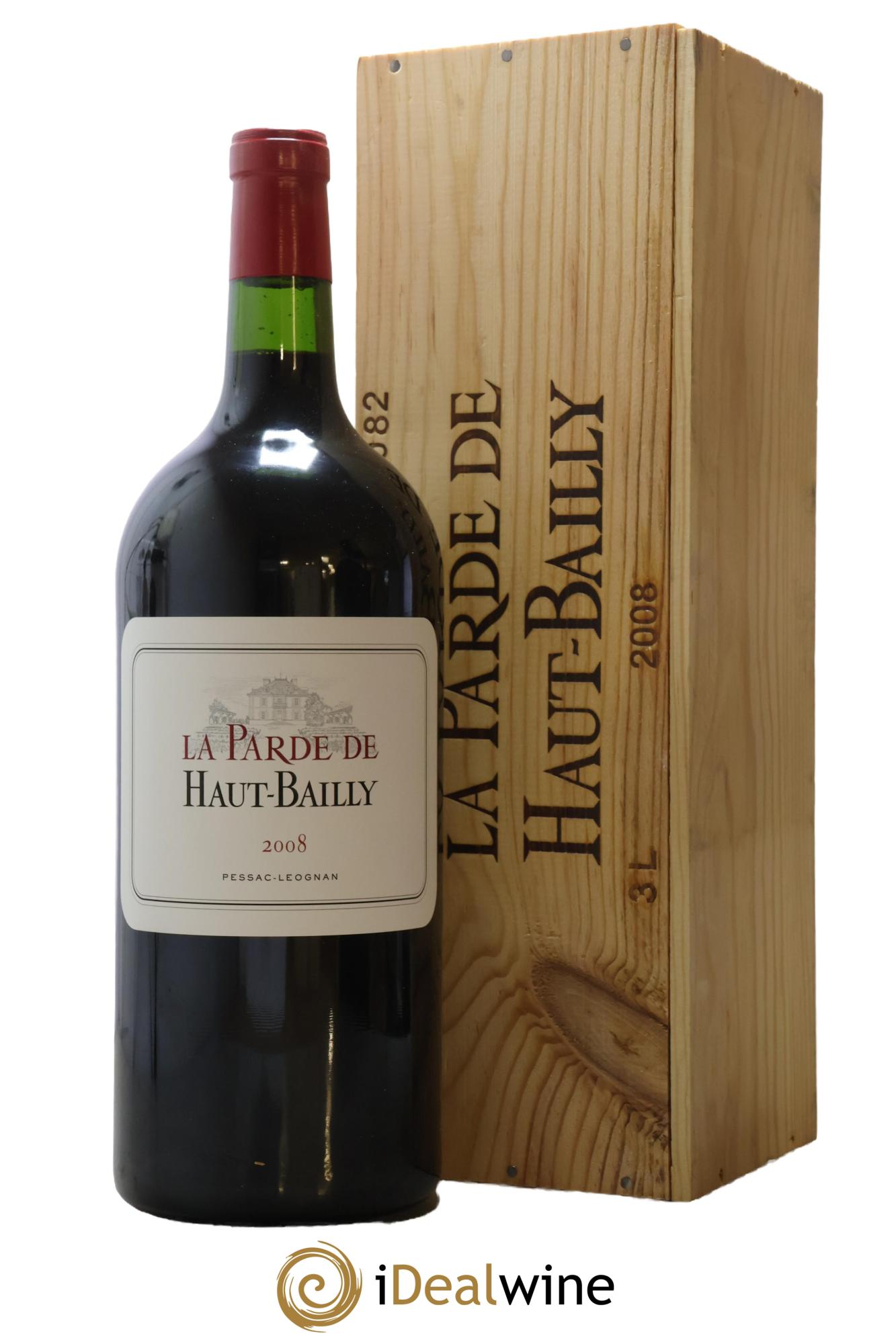 Haut Bailly II (Anciennement La Parde de Haut-Bailly) Second Vin 2008 - Lot de 1 double magnum - 1