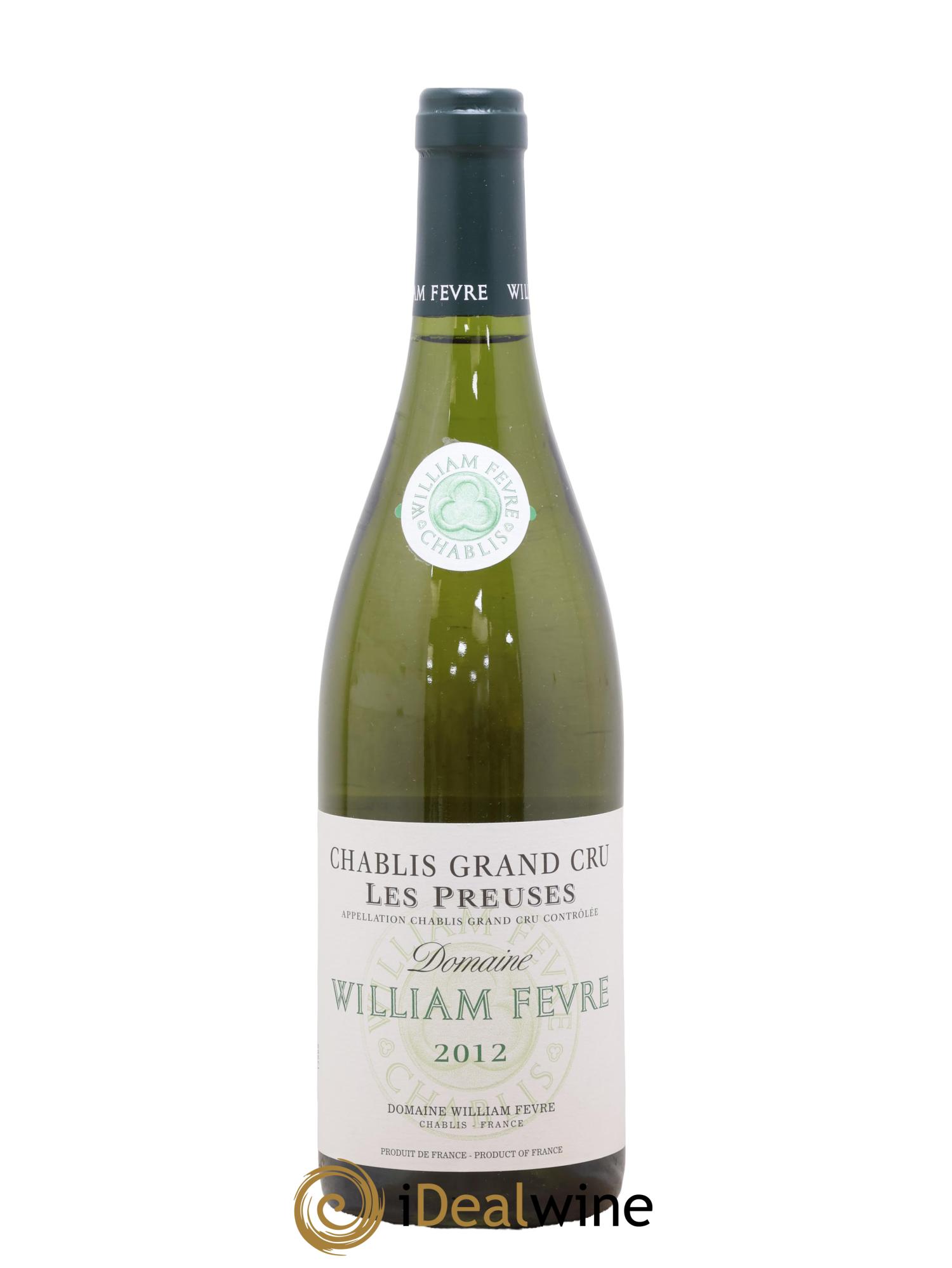 Chablis Grand Cru les Preuses William Fèvre 2012 - Lot of 1 bottle - 0