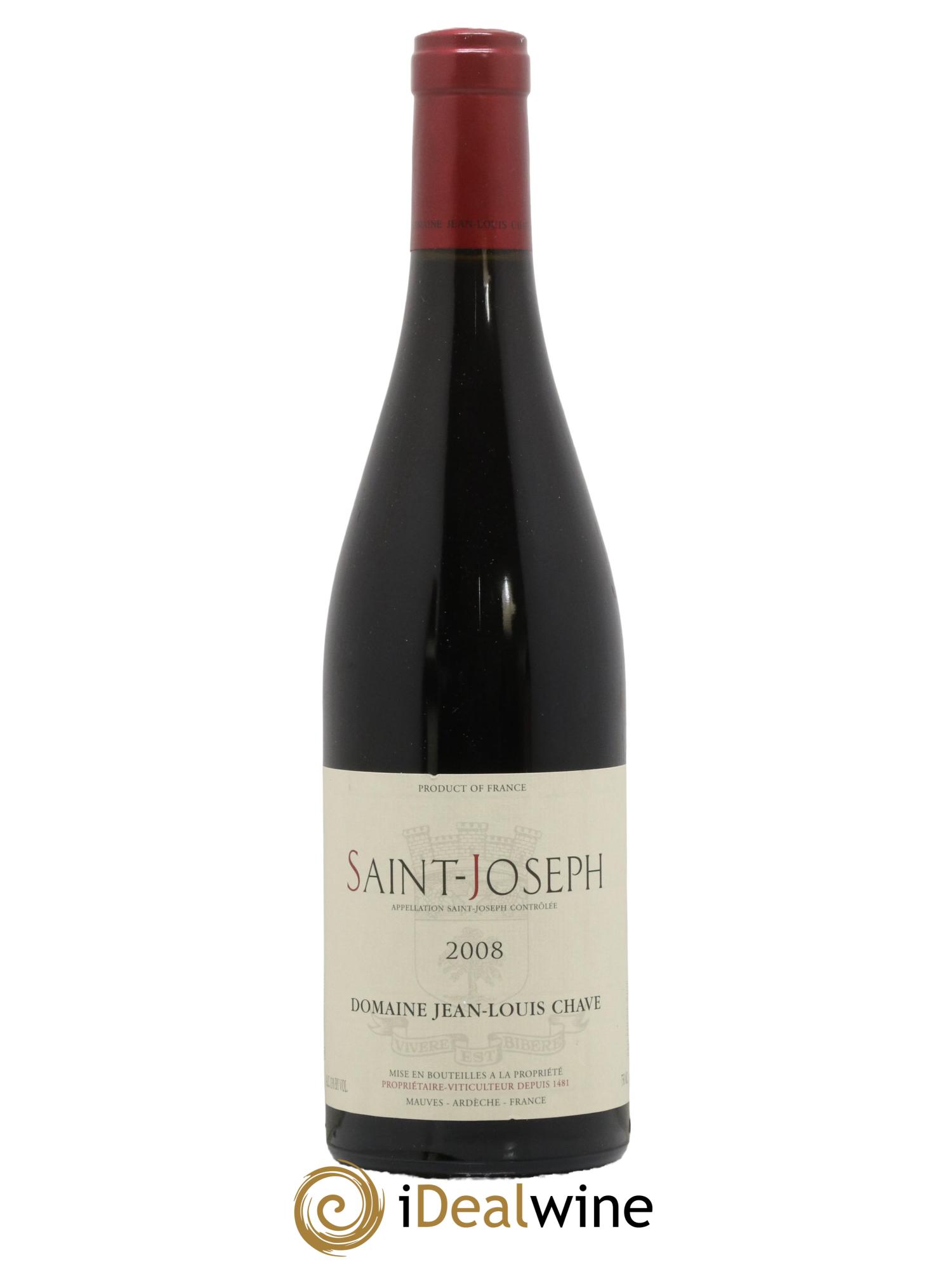 Saint-Joseph Jean-Louis Chave 2008 - Lot de 1 bouteille - 0