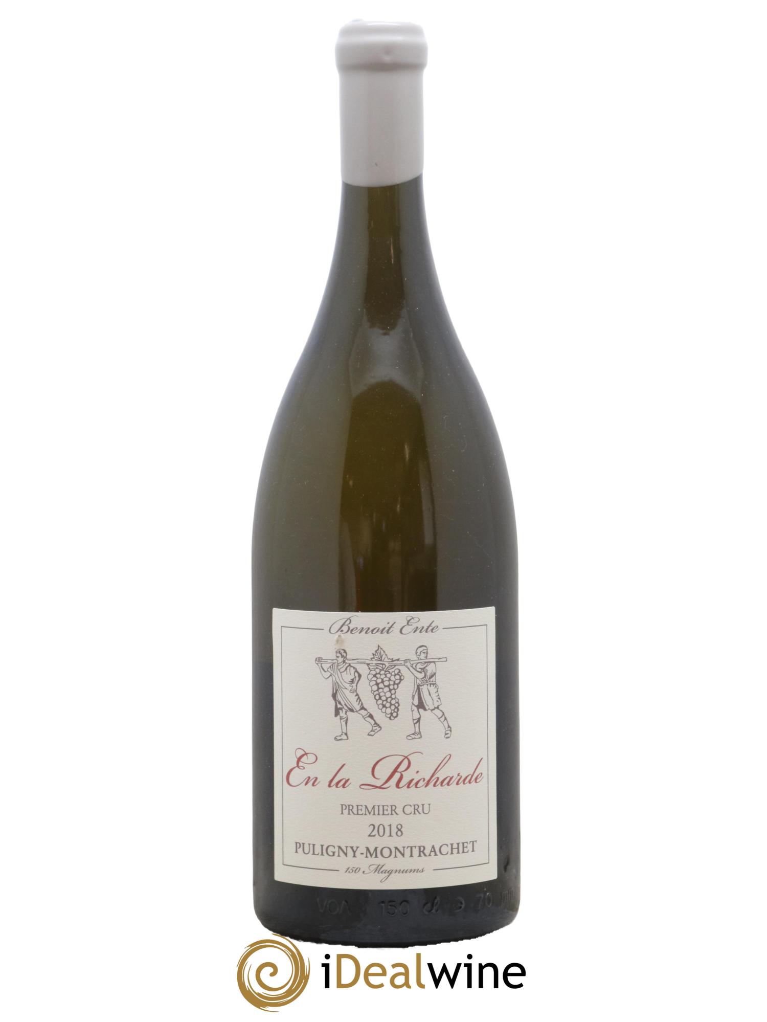 Puligny-Montrachet 1er Cru Folatières En la Richarde Benoit Ente 2018 - Lot de 1 magnum - 0