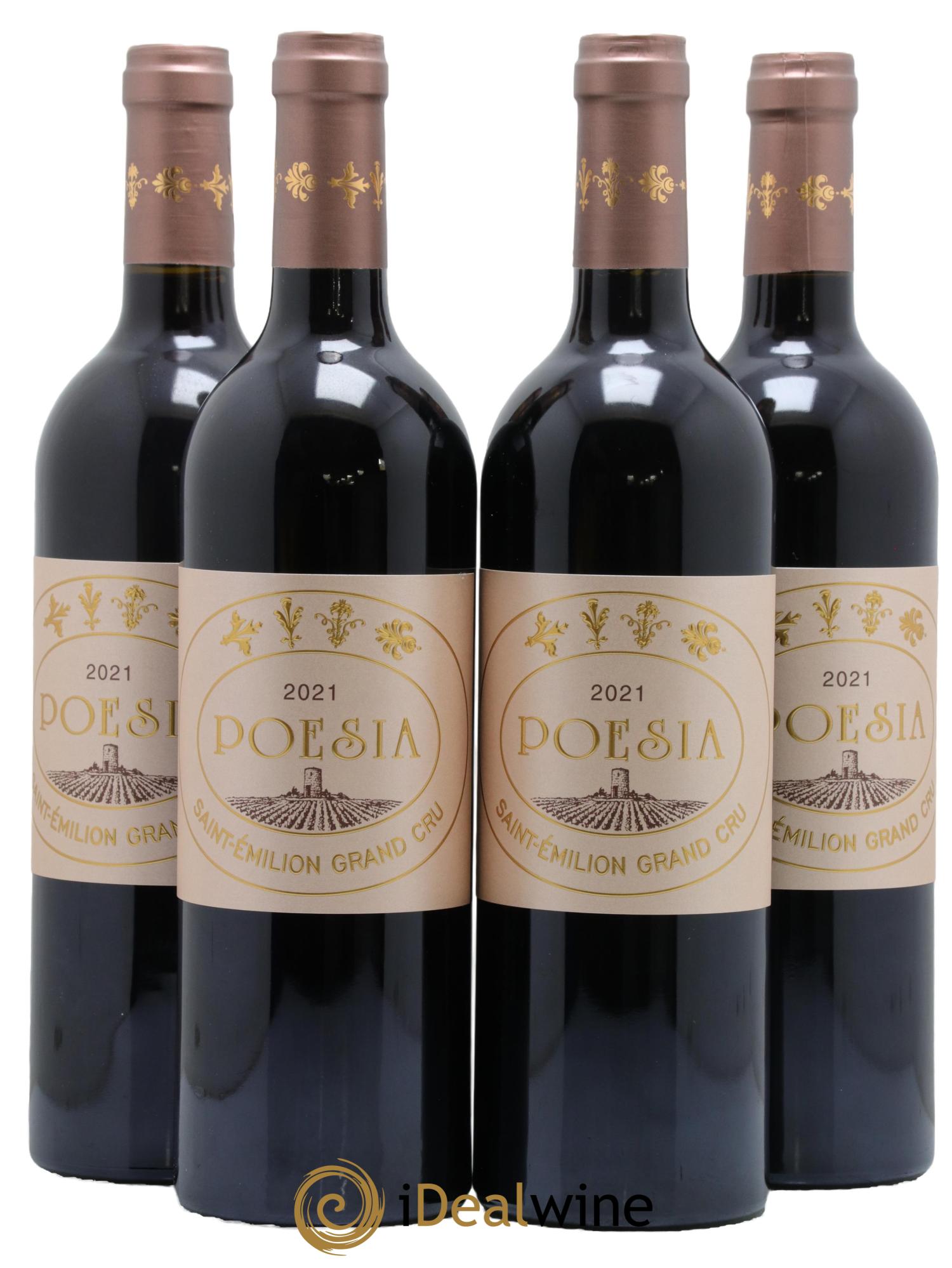 Saint-Émilion Grand Cru Château Poesia 2021 - Lot of 4 bottles - 0