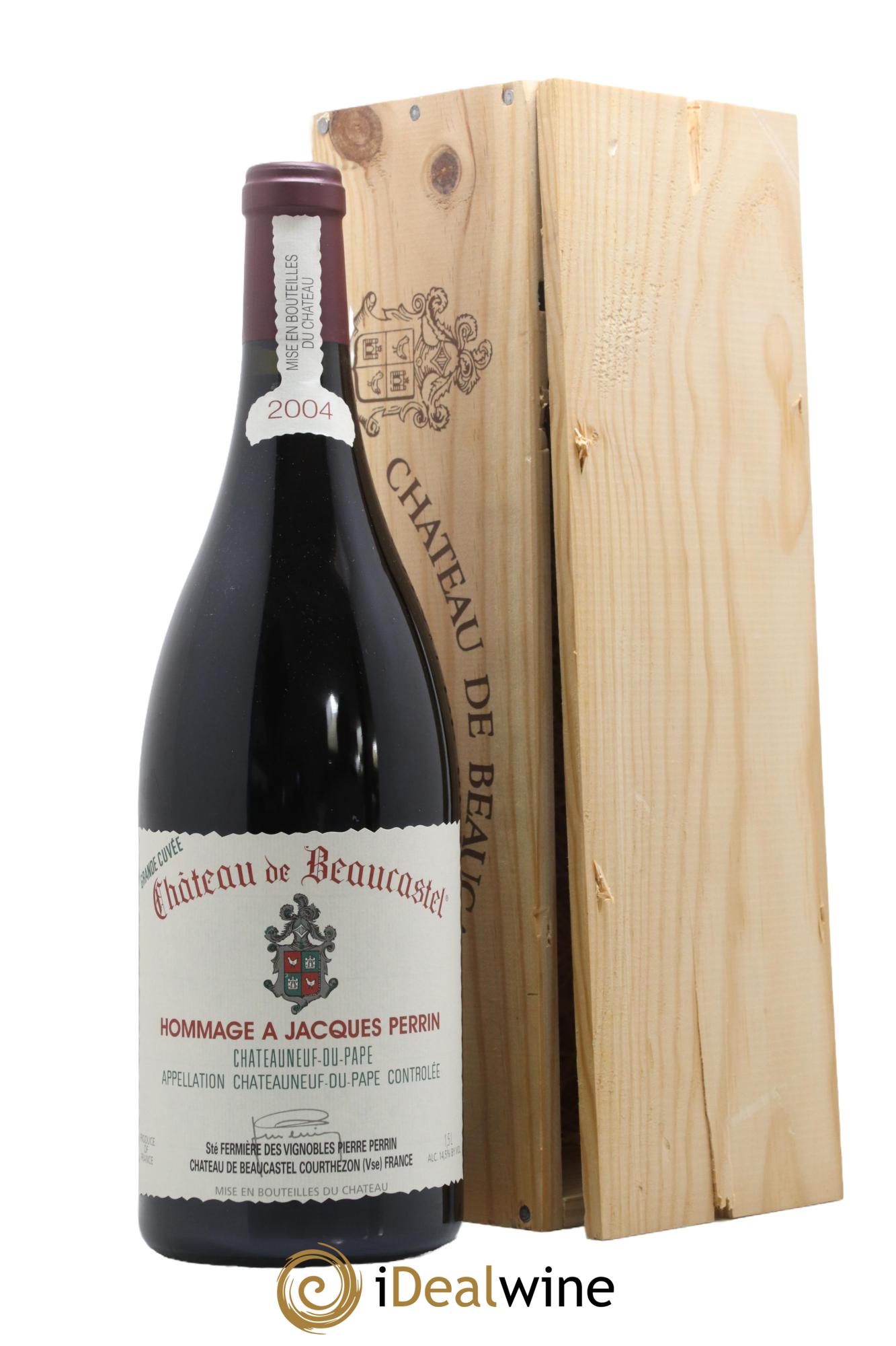 Châteauneuf-du-Pape Château de Beaucastel Hommage à Jacques Perrin Famille Perrin 2004 - Lot of 1 magnum - 0