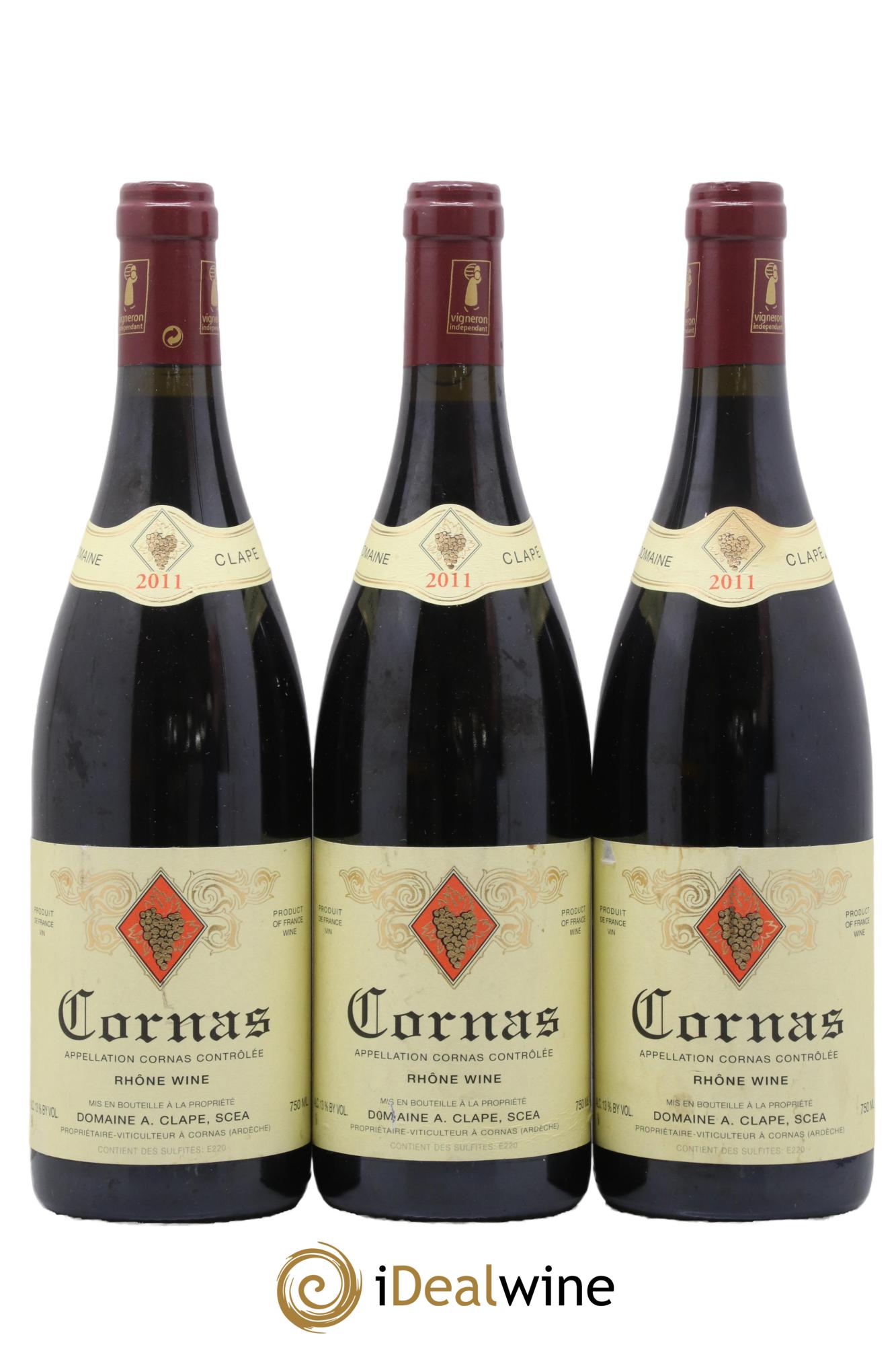 Cornas Auguste Clape 2011 - Posten von 3 Flaschen - 0
