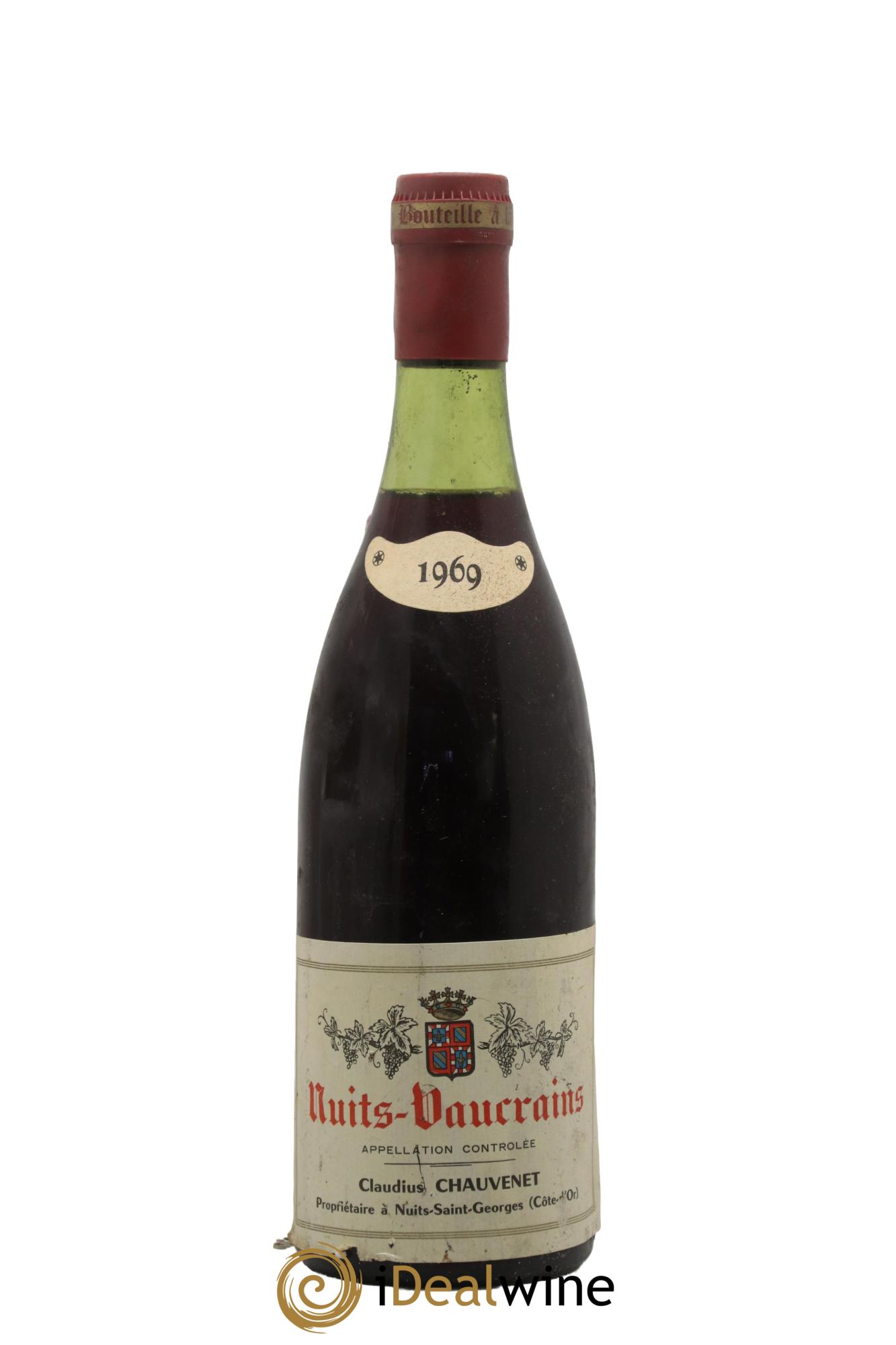 Nuits-Saint-Georges Vaucrains Claudius Chauvenet 1969 - Lot de 1 bouteille - 0