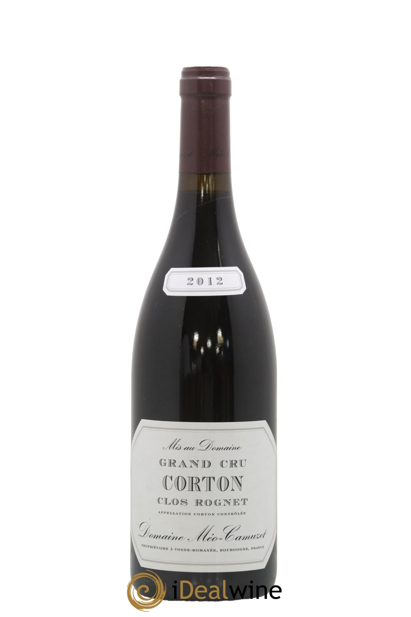 Corton Grand Cru Clos Rognet Méo-Camuzet (Domaine) 2012 - Lot de 1 bouteille - 0