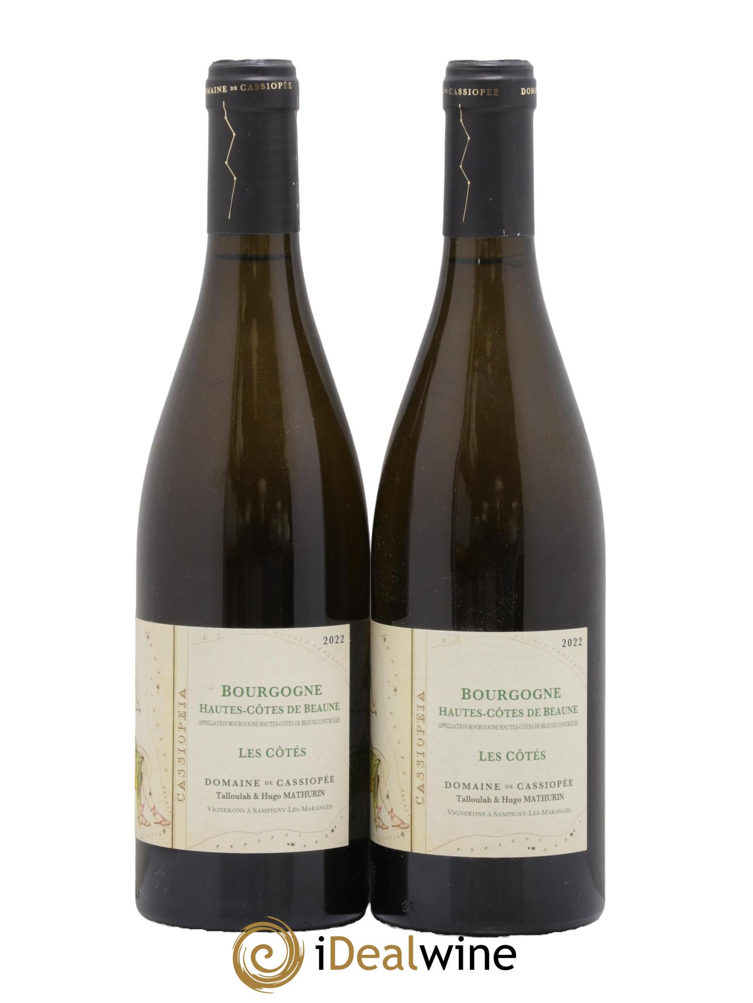 Hautes-Côtes de Beaune Les Cotés Domaine de Cassiopée 2022 - Lot of 2 bottles - 1